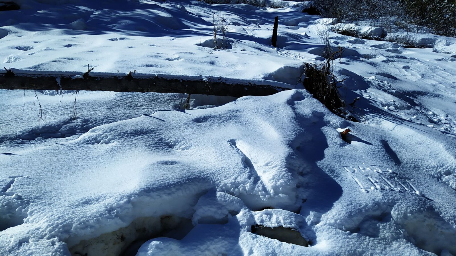 Xiaomi Redmi Note 7 sample photo. Mountains, hills, snowfall photography