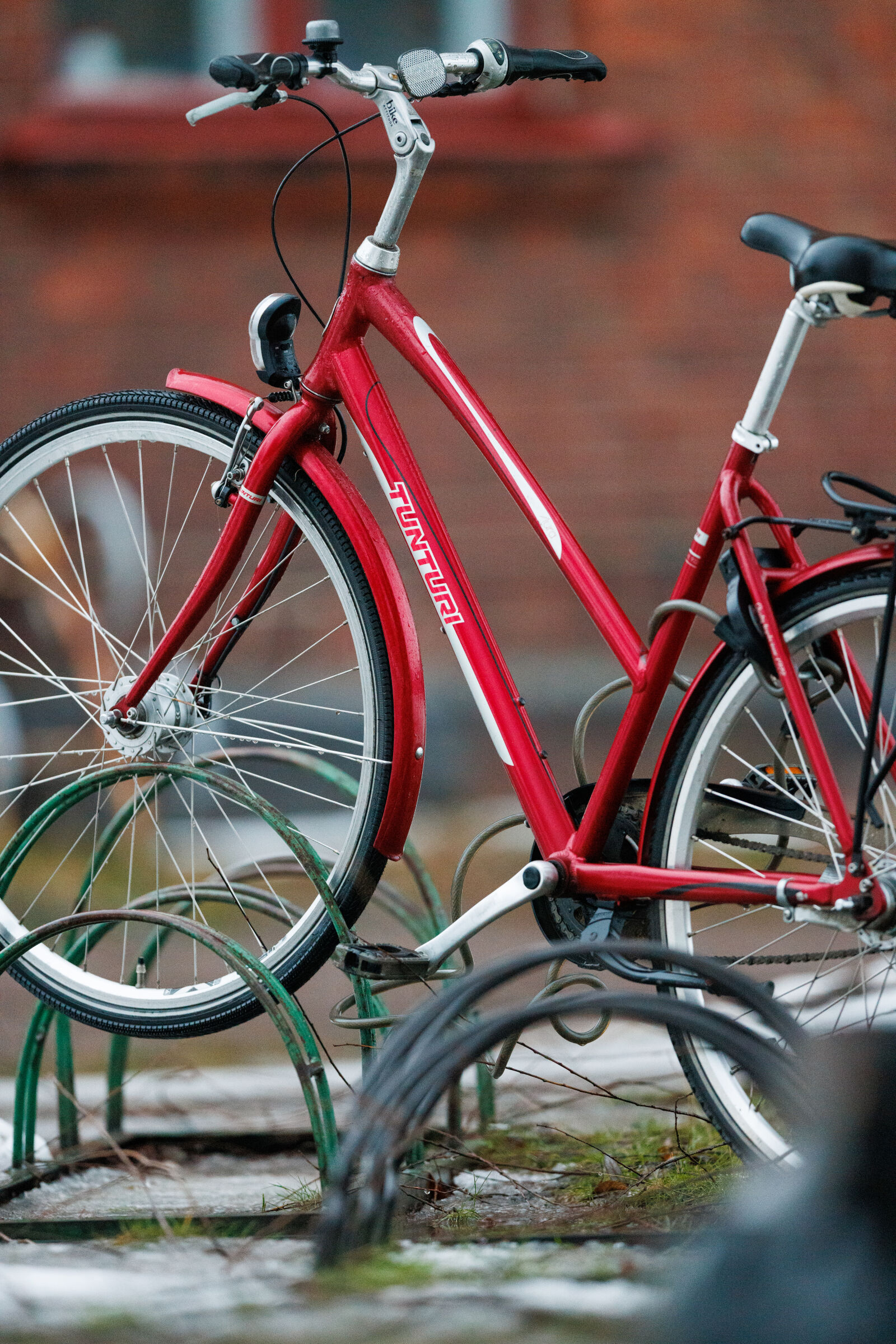 Canon EOS R5 sample photo. Forever bicycle parking photography