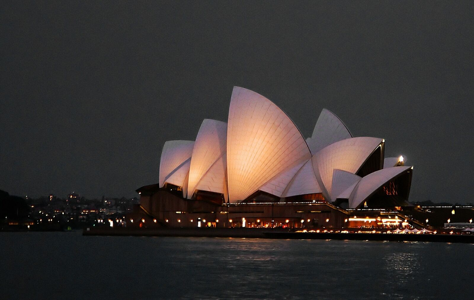 Sony Alpha DSLR-A300 sample photo. Sydney opera house, night photography