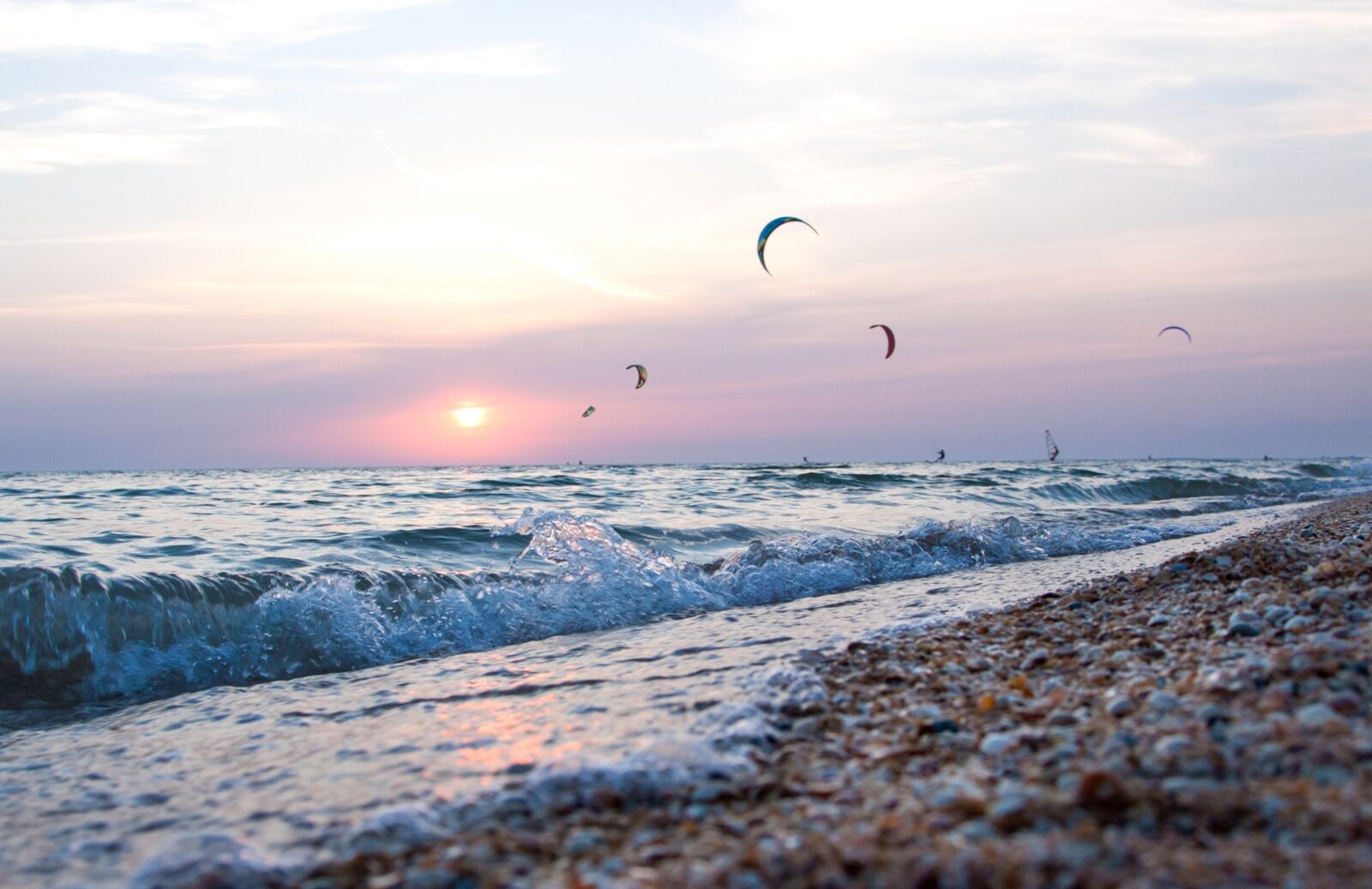 Canon EOS 50D + Canon EF 24-105mm F4L IS USM sample photo. Sea, wave, yeisk photography