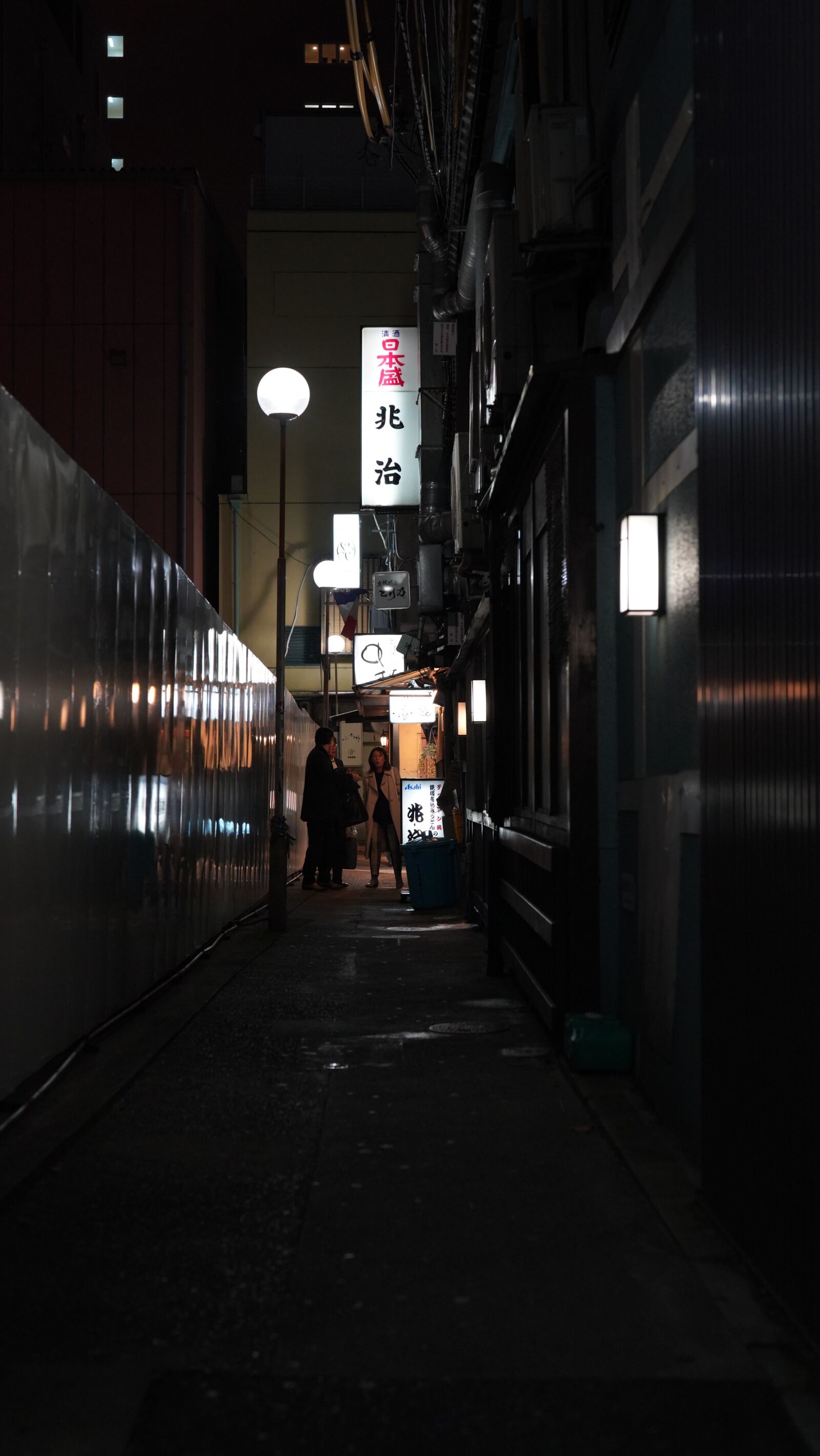 Sony Planar T* FE 50mm F1.4 ZA sample photo. Night, street, japan photography