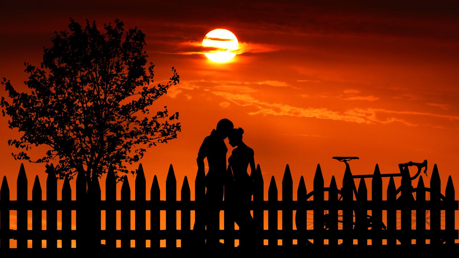 Panasonic Lumix DMC-FZ200 sample photo. Sunset, couple, love photography