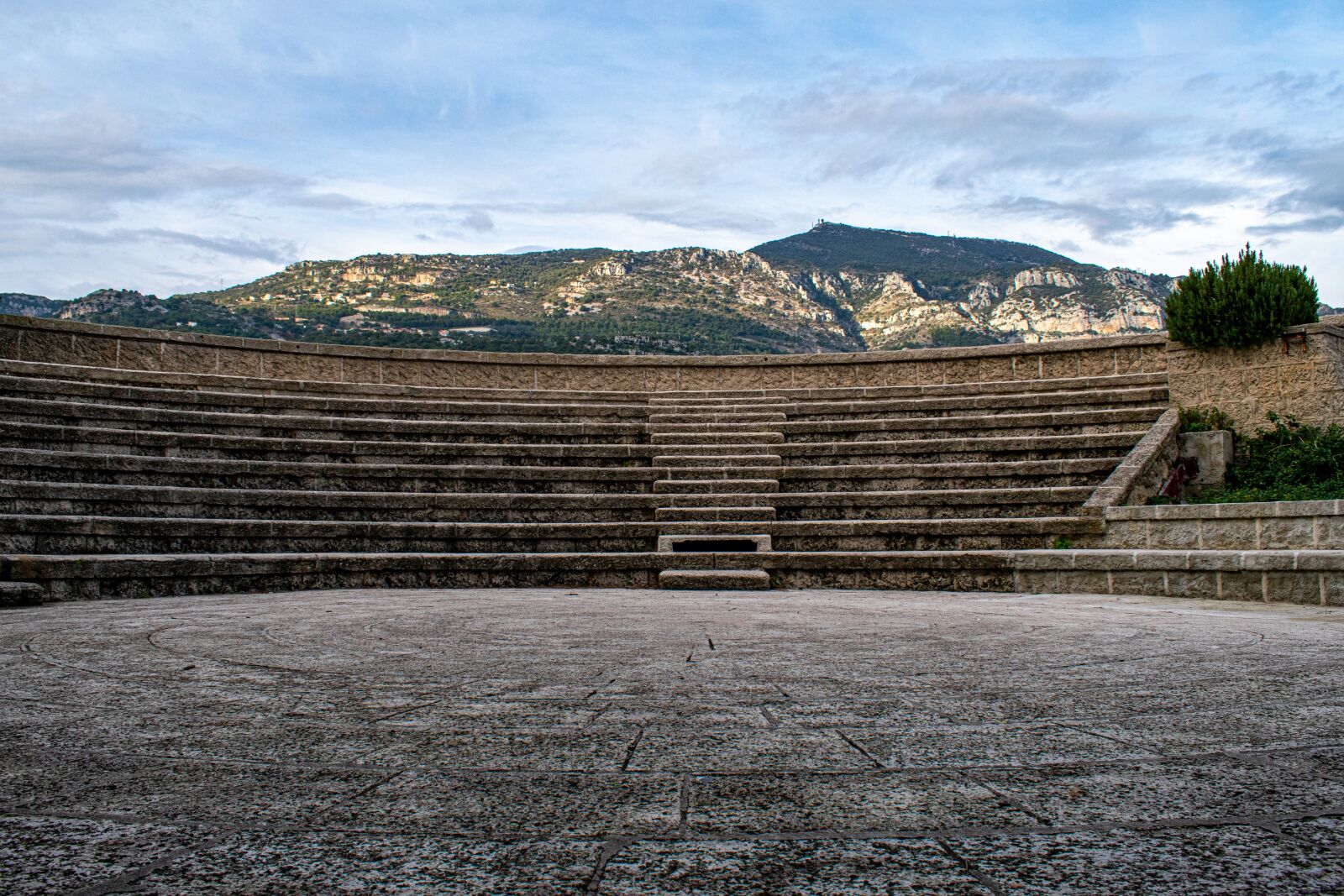 Nikon D5600 sample photo. Amphitheatre, stairs, sky photography