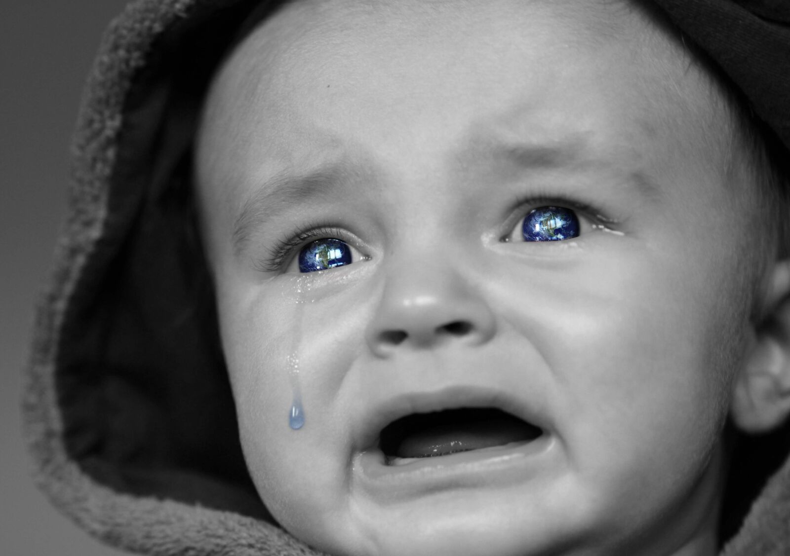 Canon EOS 500D (EOS Rebel T1i / EOS Kiss X3) sample photo. Crying baby, baby, face photography