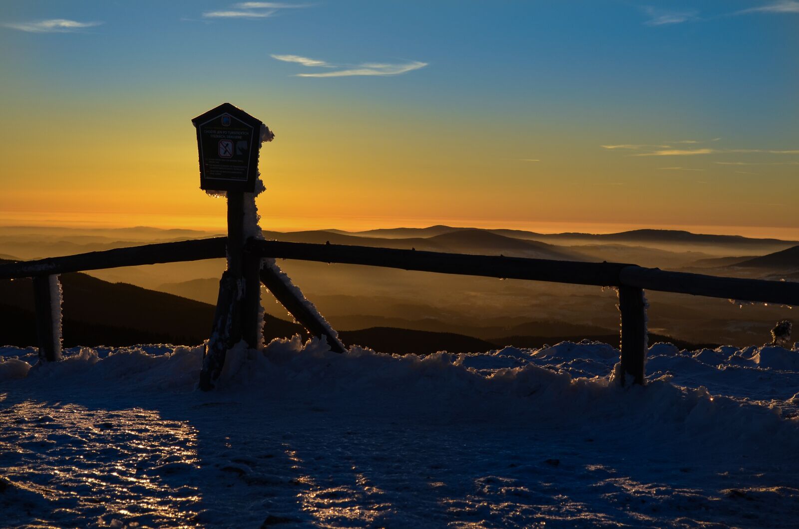 Nikon D5100 sample photo. Keprník, sunset, mountains photography