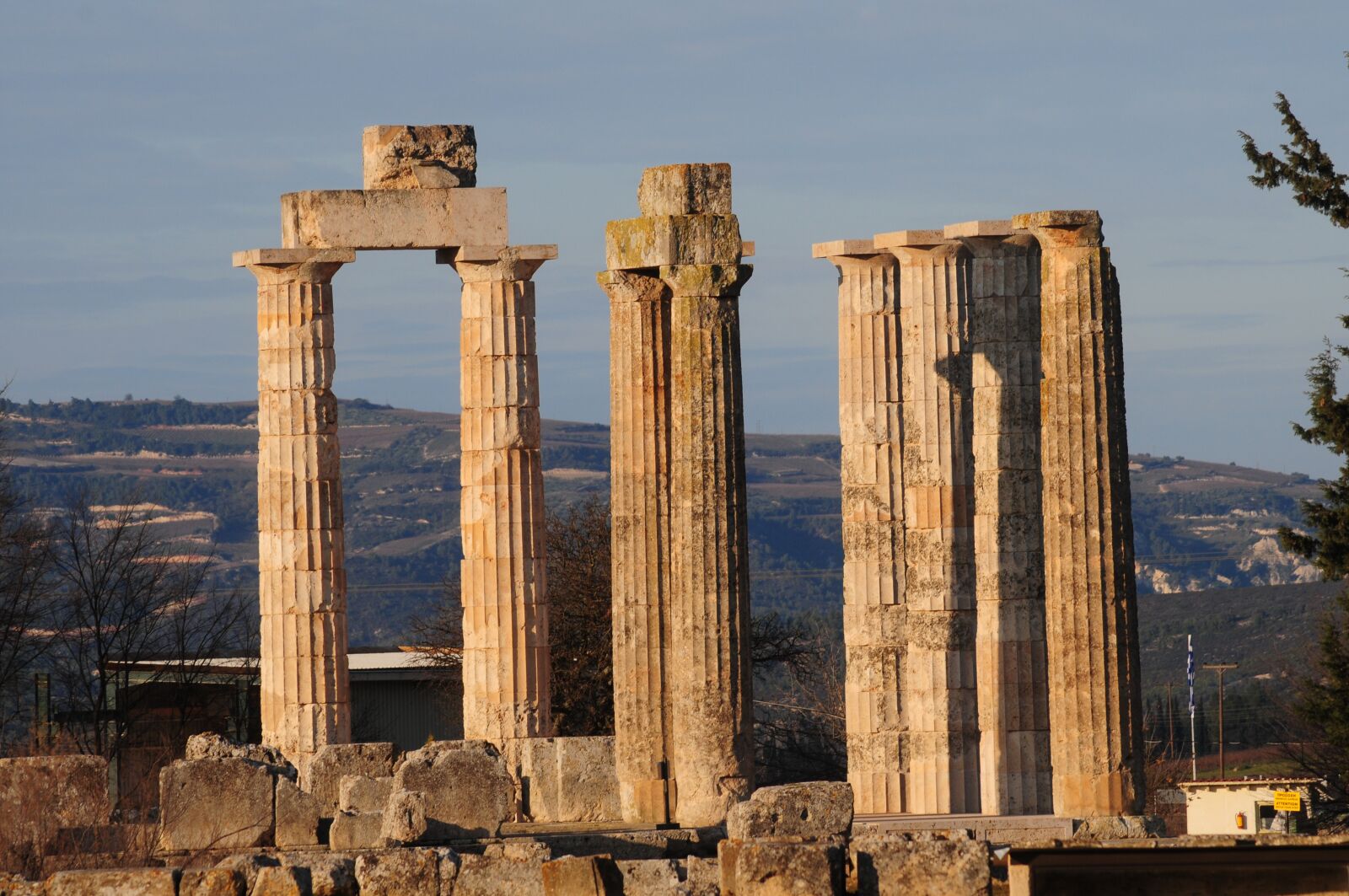 Nikon D300 sample photo. Temple, greece, column photography