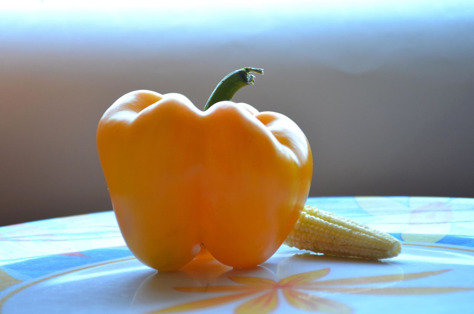 Nikon D5100 sample photo. Bell pepper, diet, corn photography