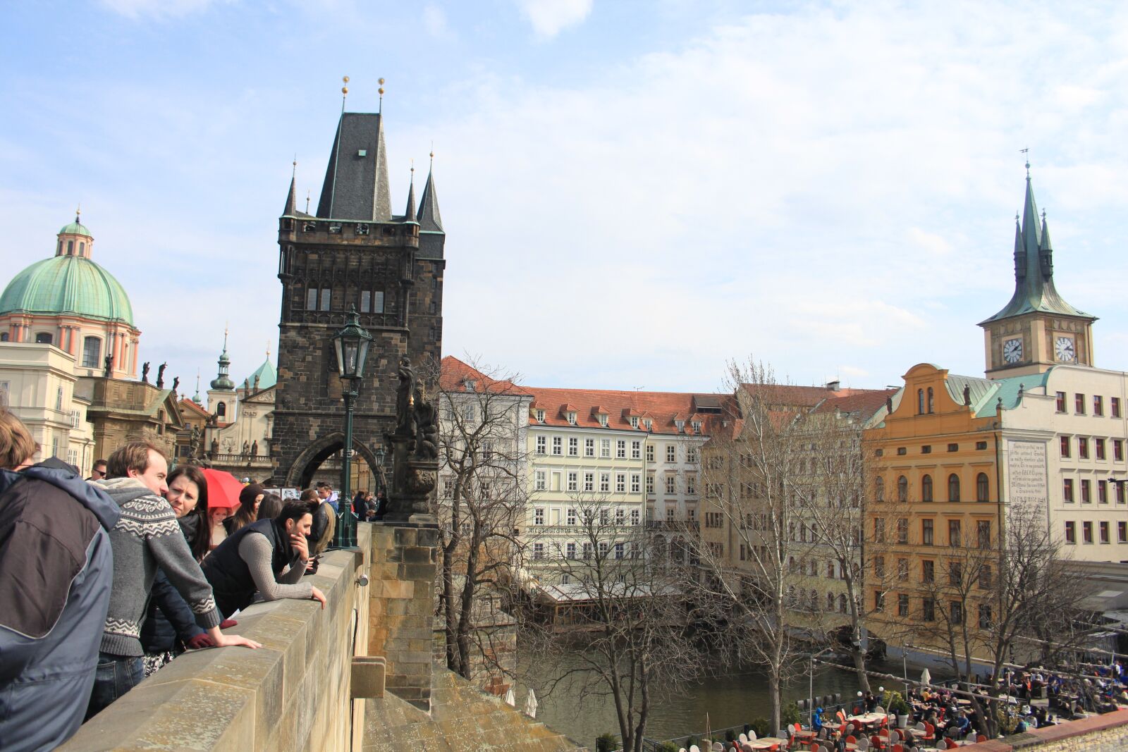 Canon EOS 500D (EOS Rebel T1i / EOS Kiss X3) sample photo. Charles bridge, prague, spring photography