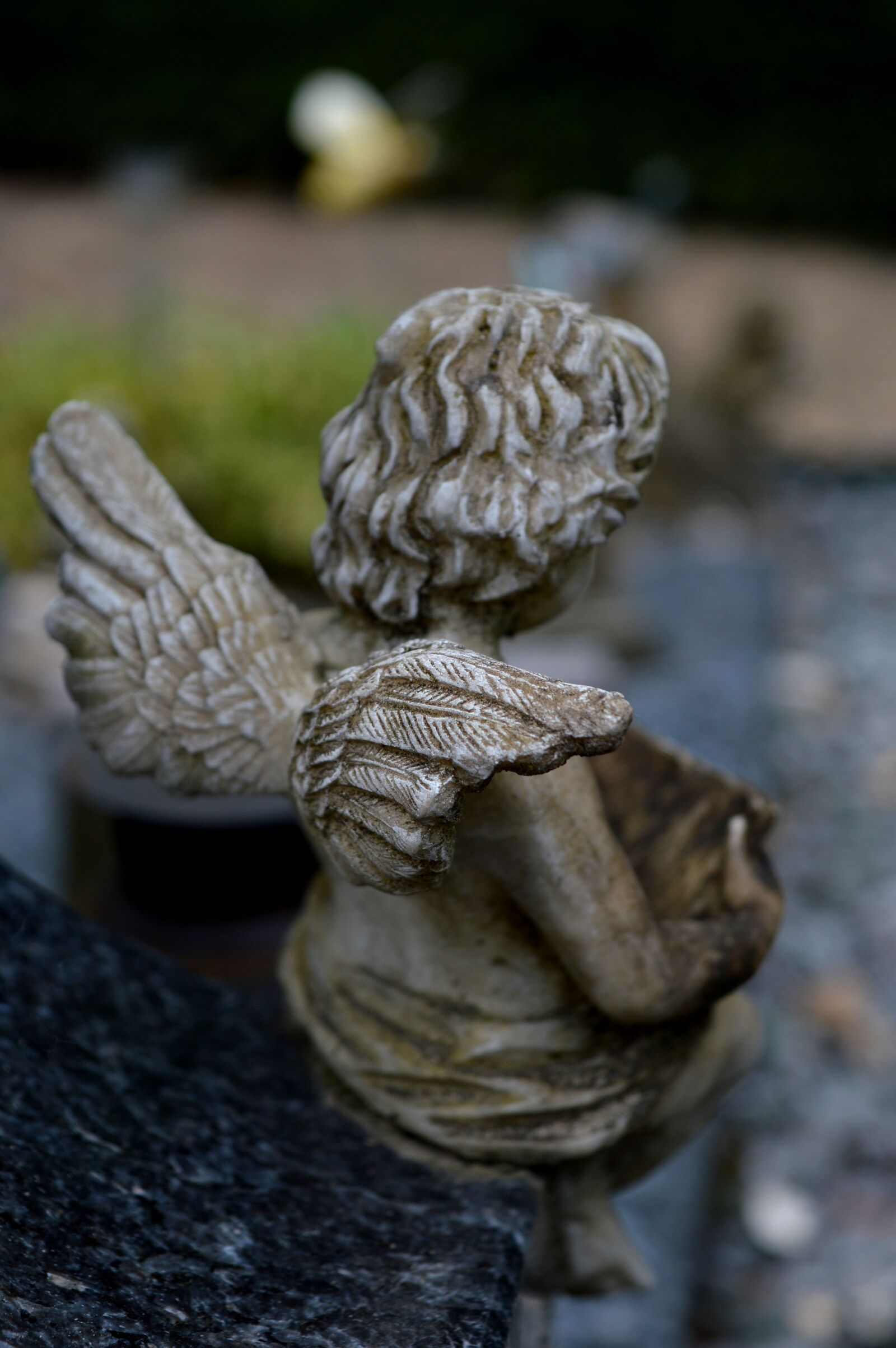 Nikon D3200 sample photo. Angel, cemetery, grave photography
