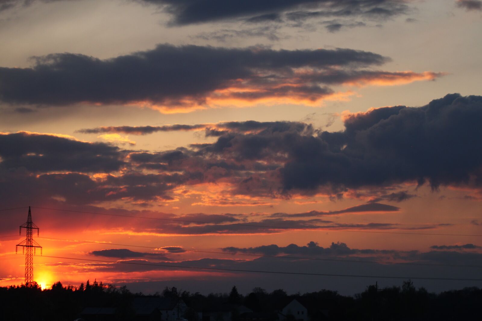 Canon EOS 500D (EOS Rebel T1i / EOS Kiss X3) sample photo. Evening, sky, afterglow photography