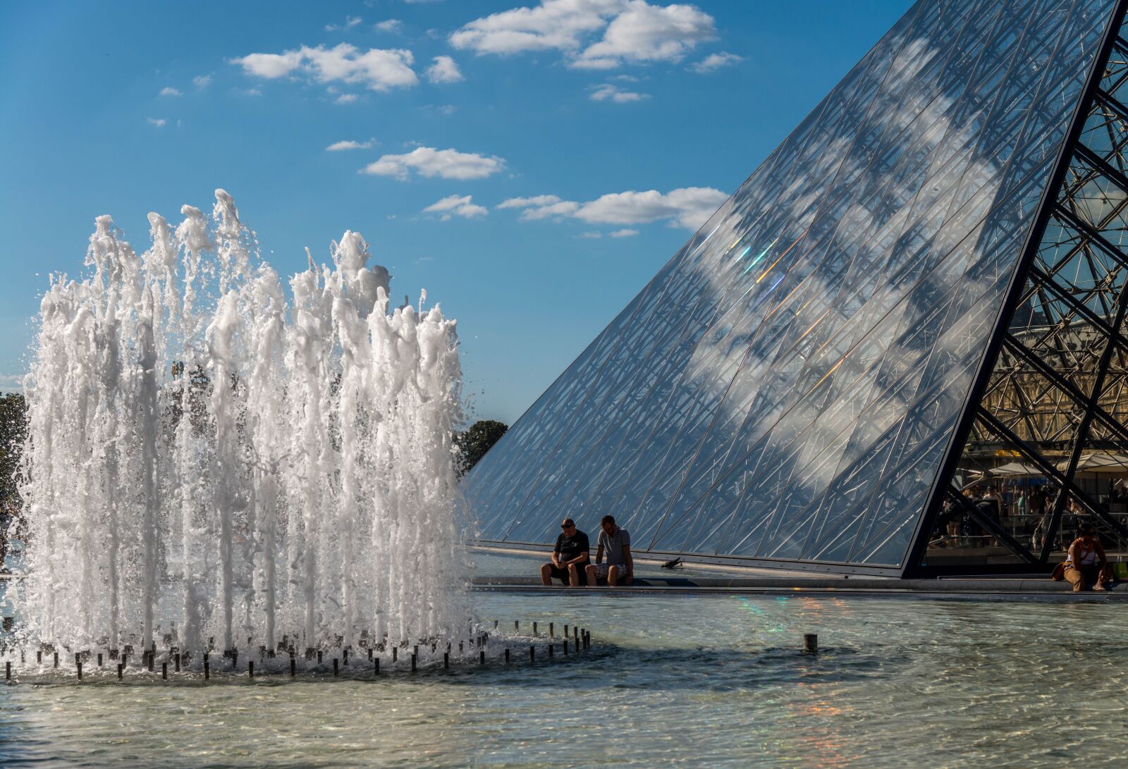 Nikon D800 sample photo. Paris, louvre, pyramid photography