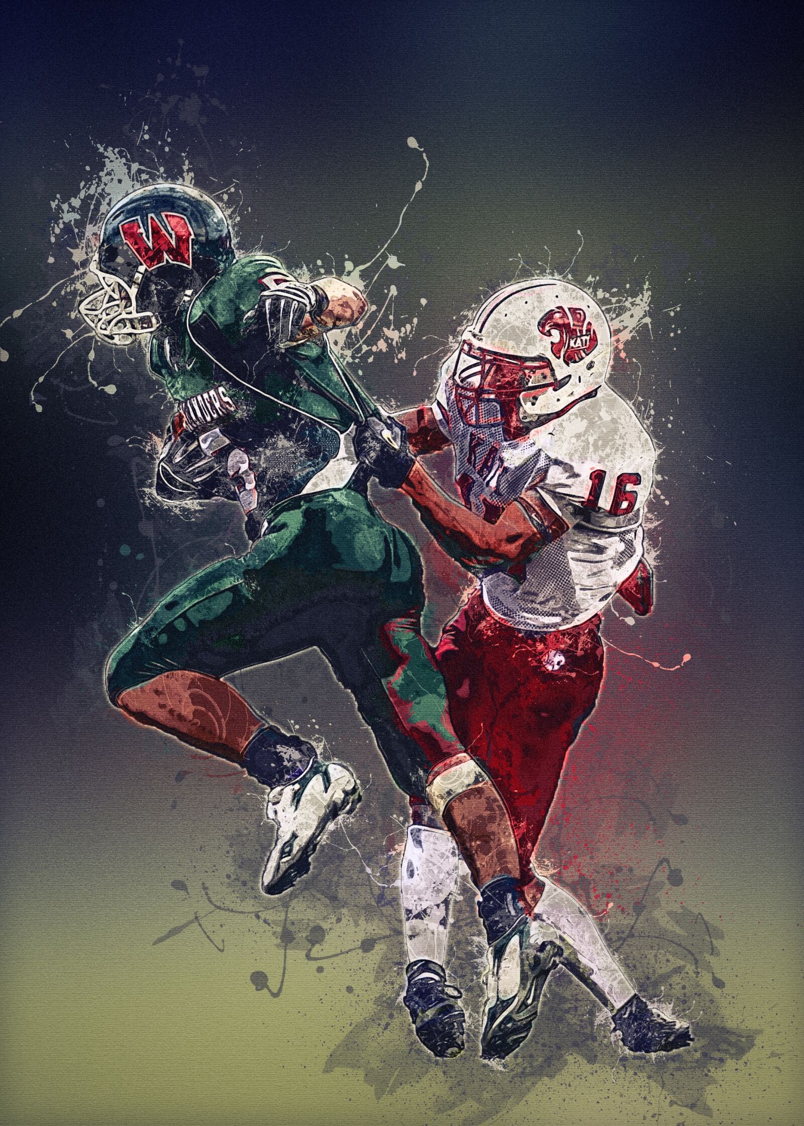 Canon EOS 20D sample photo. Football, american football, game photography