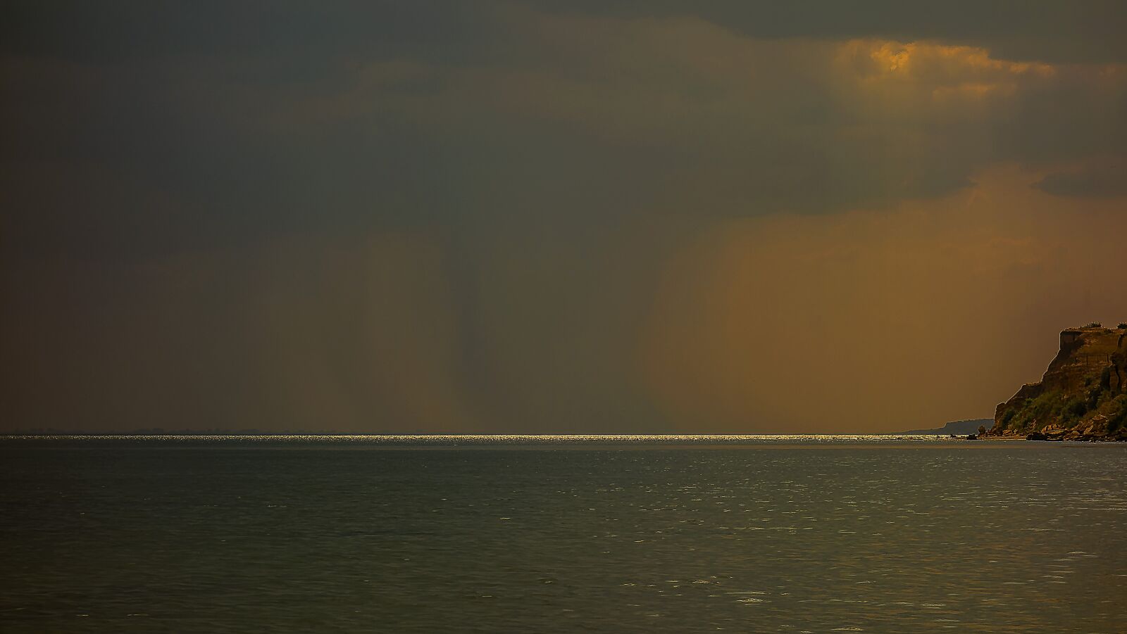 Sony Cyber-shot DSC-RX100 sample photo. Rock, sea, clouds photography