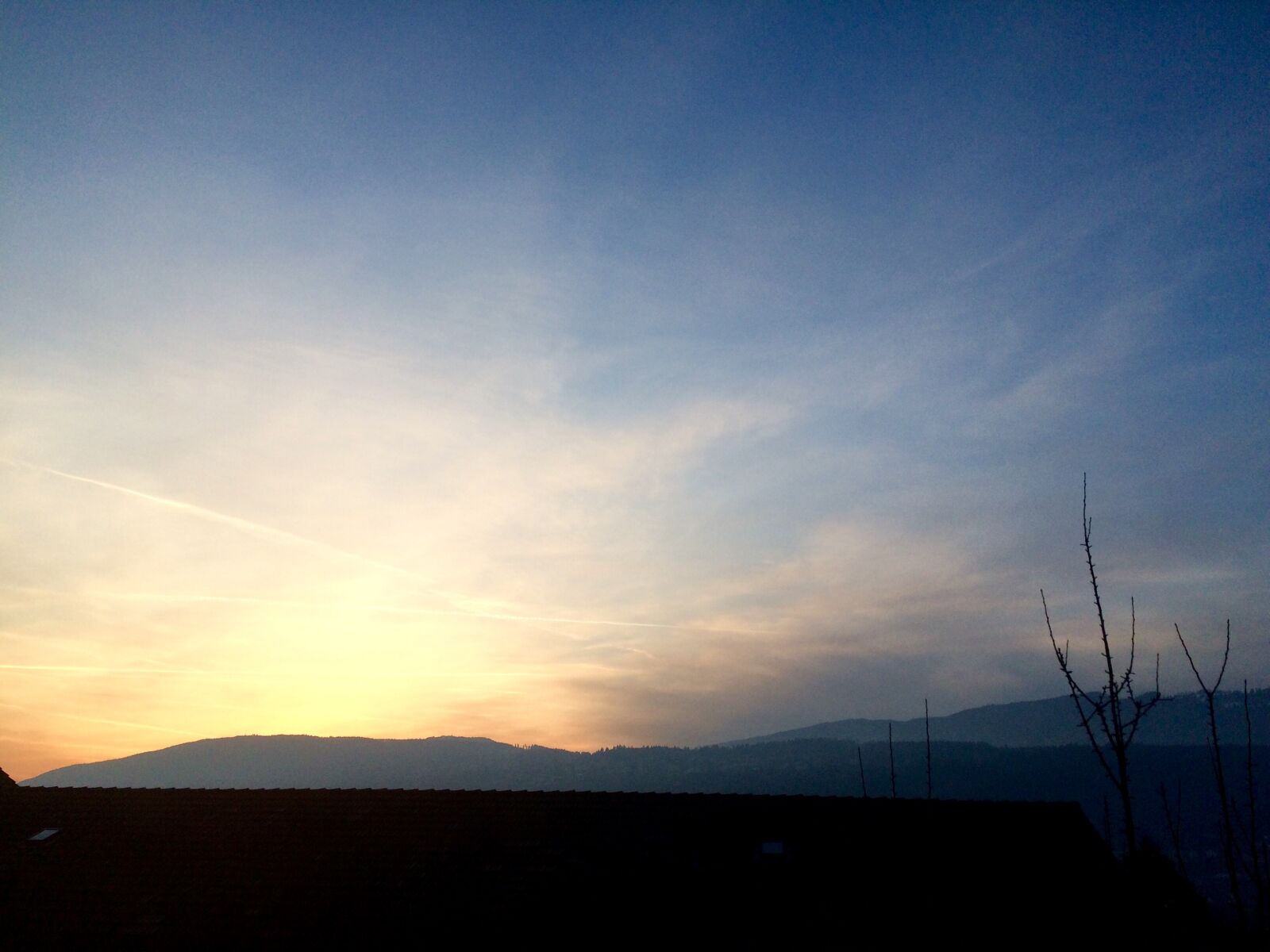 iPhone 5s back camera 4.15mm f/2.2 sample photo. Sky, sunset photography
