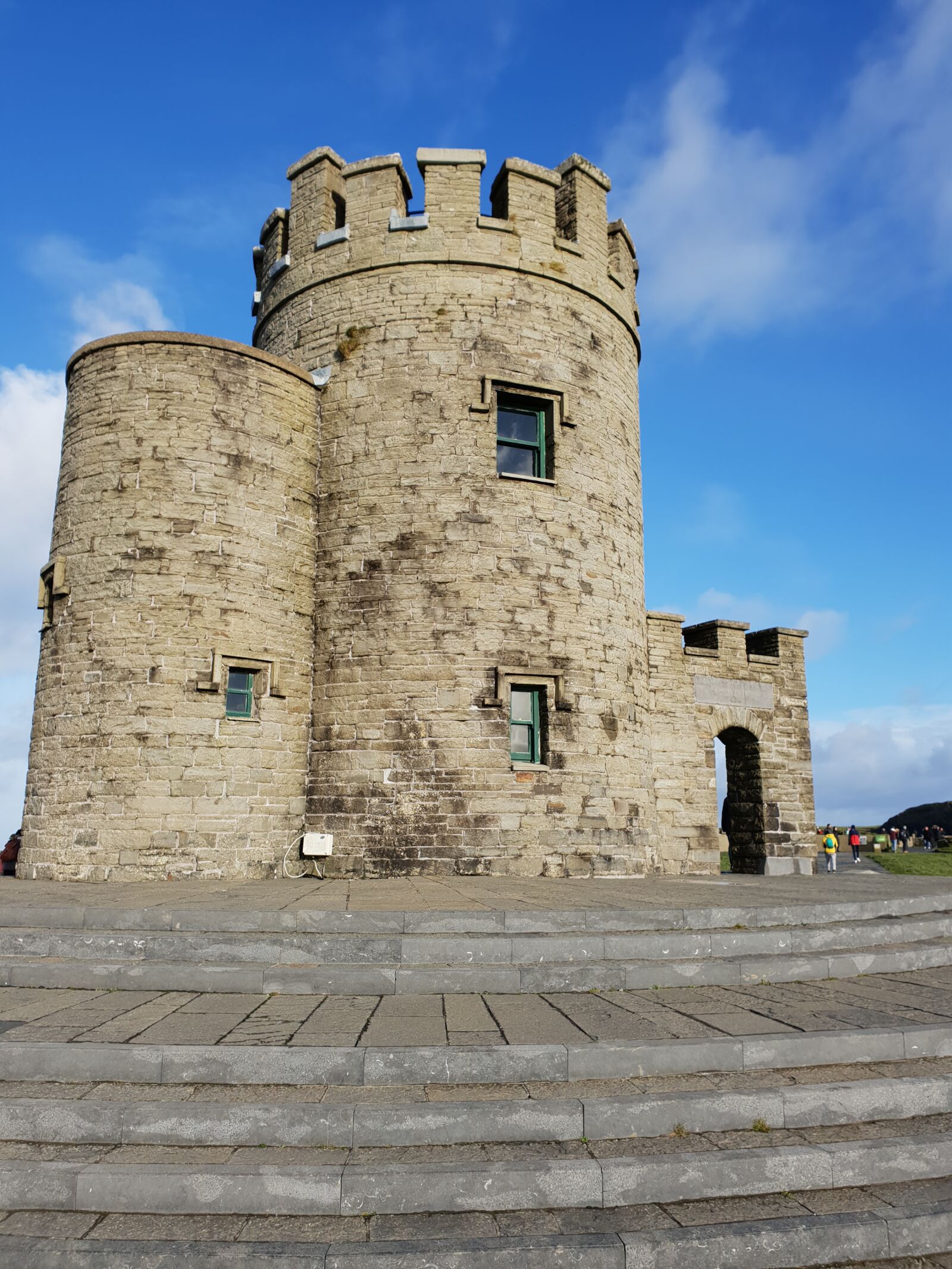Samsung Galaxy S9 sample photo. Cliffs of moher, tower photography