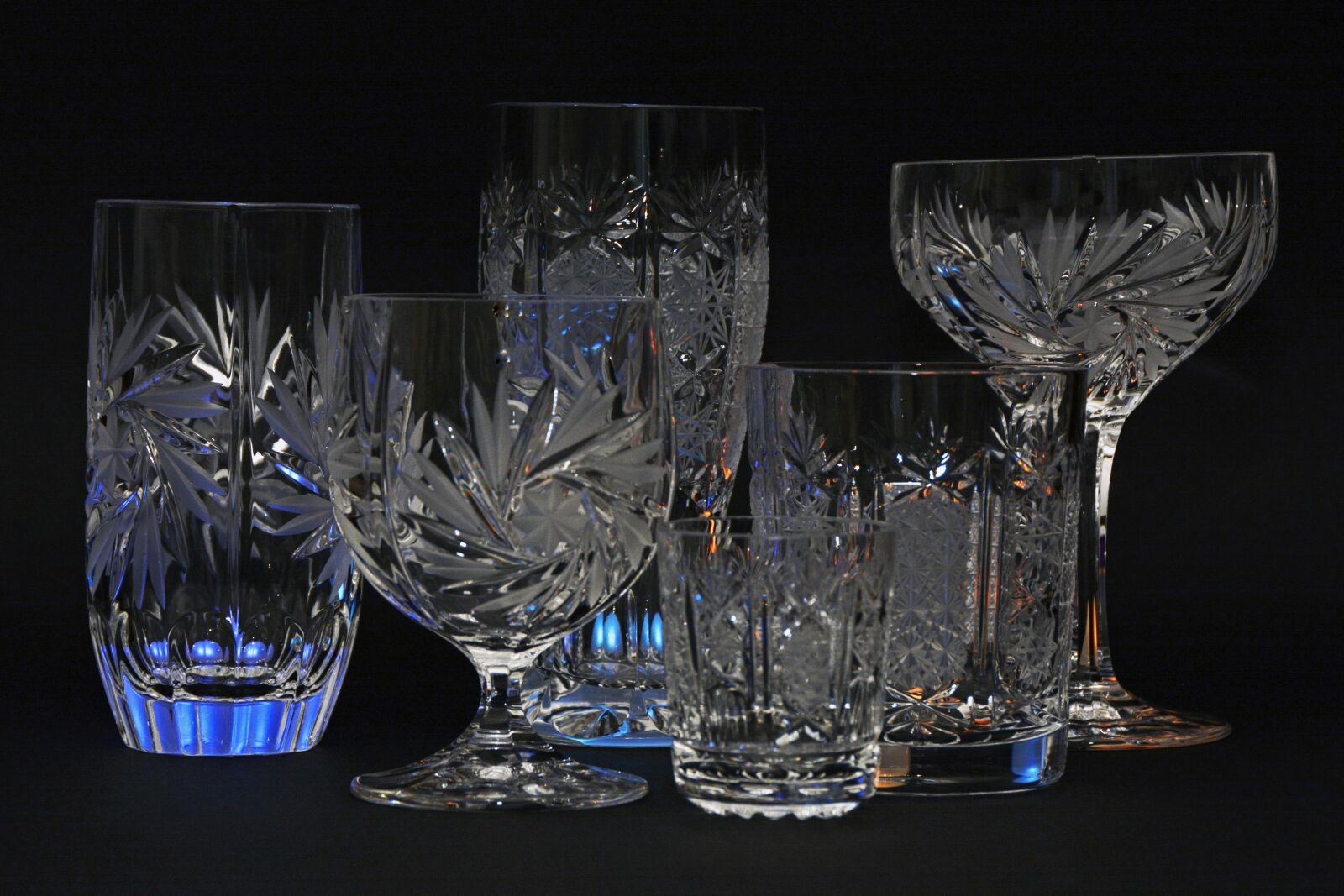 Nikon D7100 sample photo. Crystal glasses, crystal, glass photography