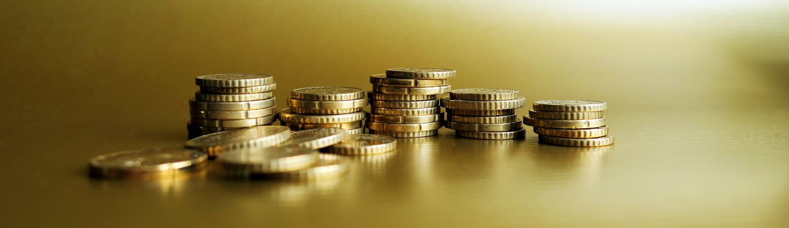 Panasonic Lumix DMC-LX10 (Lumix DMC-LX15) sample photo. Golden, coins, loose change photography