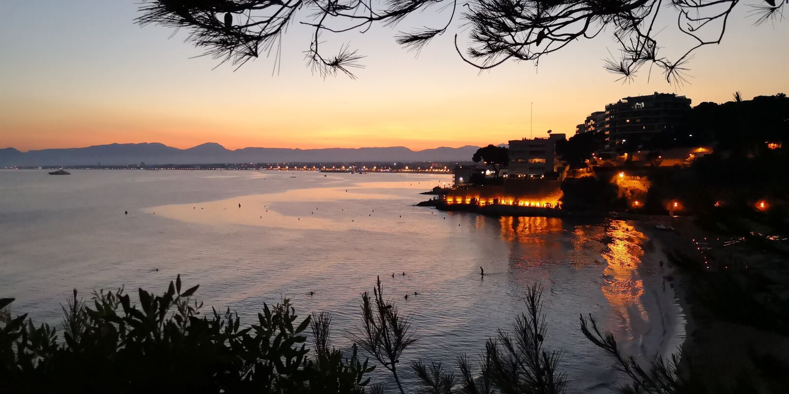 HUAWEI P20 sample photo. Sunset, spain, salou photography