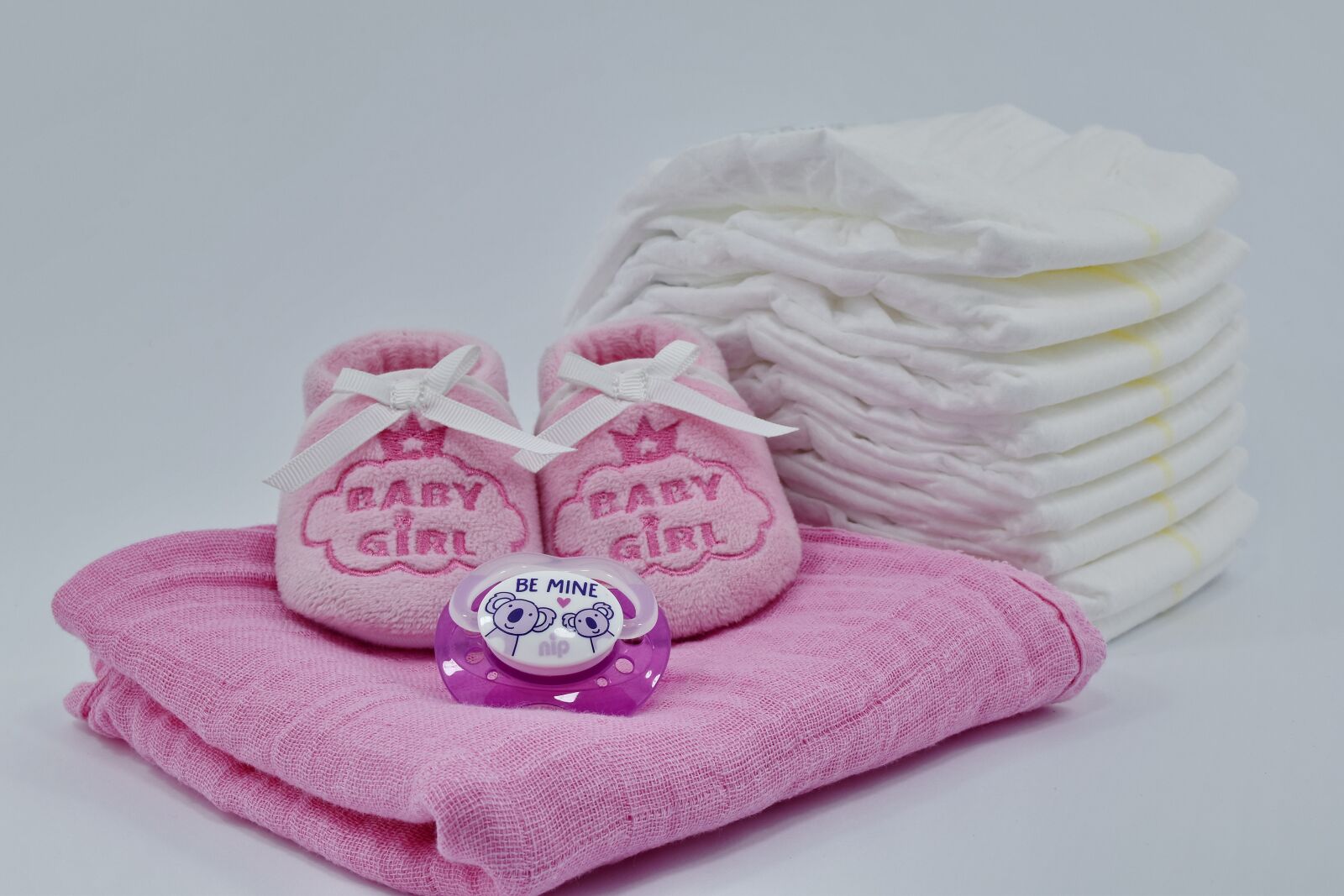 Nikon D5500 sample photo. Baby, cotton, diaper, linen photography