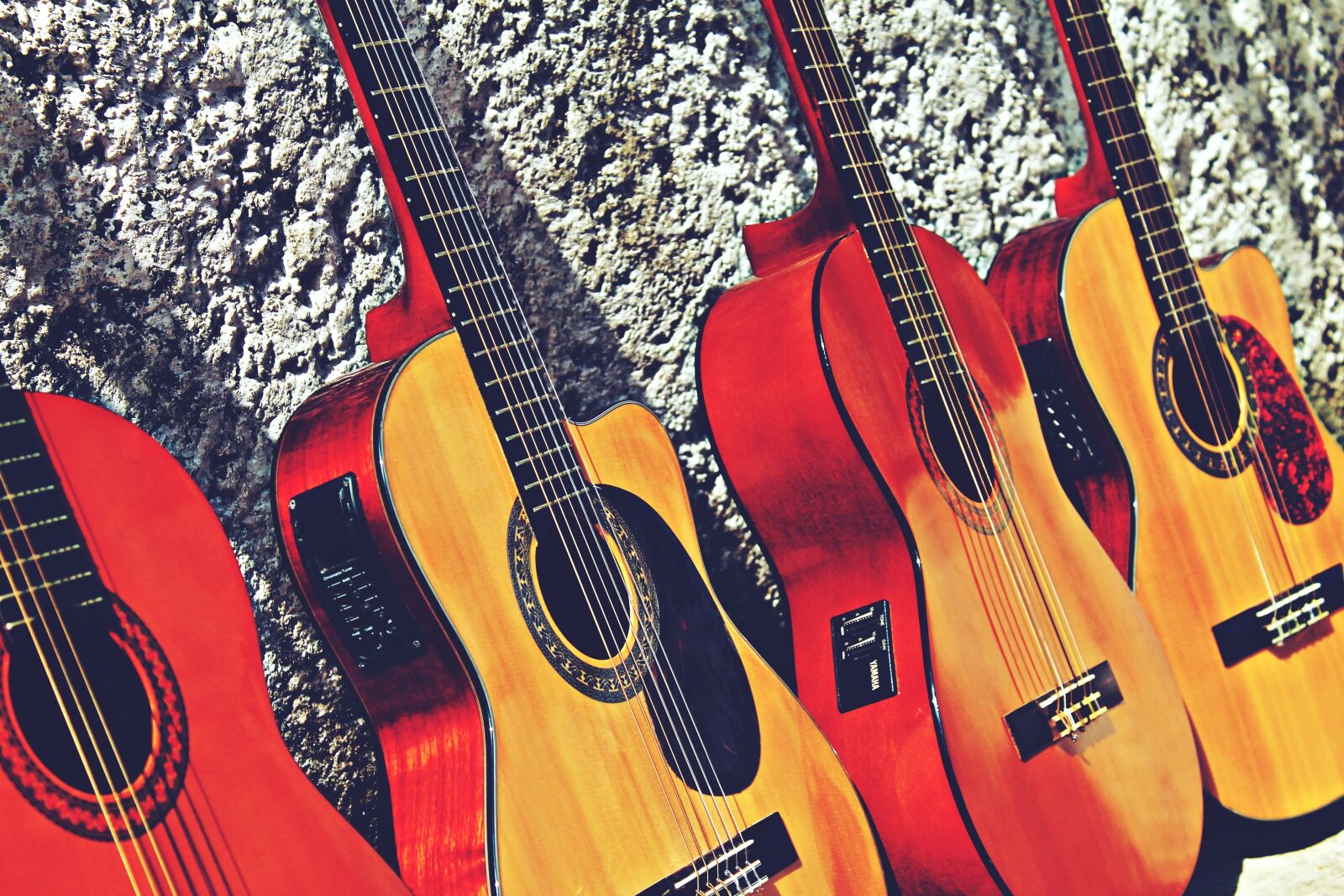 Canon EOS 1100D (EOS Rebel T3 / EOS Kiss X50) sample photo. Musical instruments, guitars, yamaha photography
