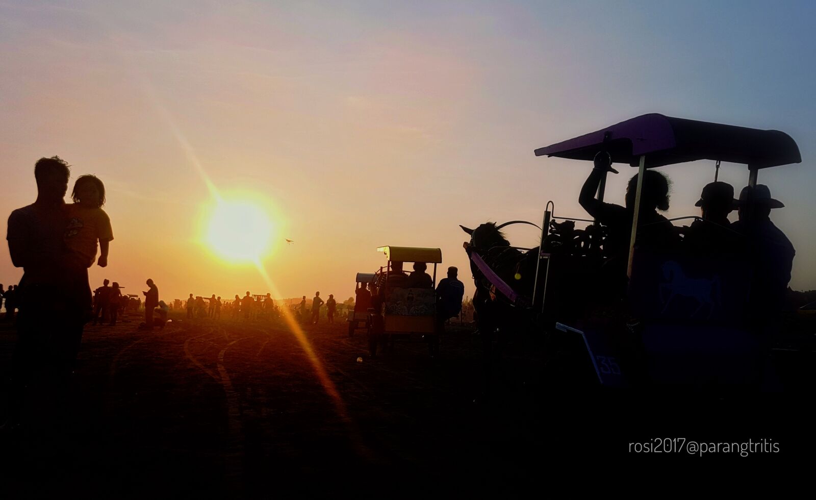 Samsung Galaxy S7 Edge sample photo. Delman, jogja, pantai, parangtritis photography
