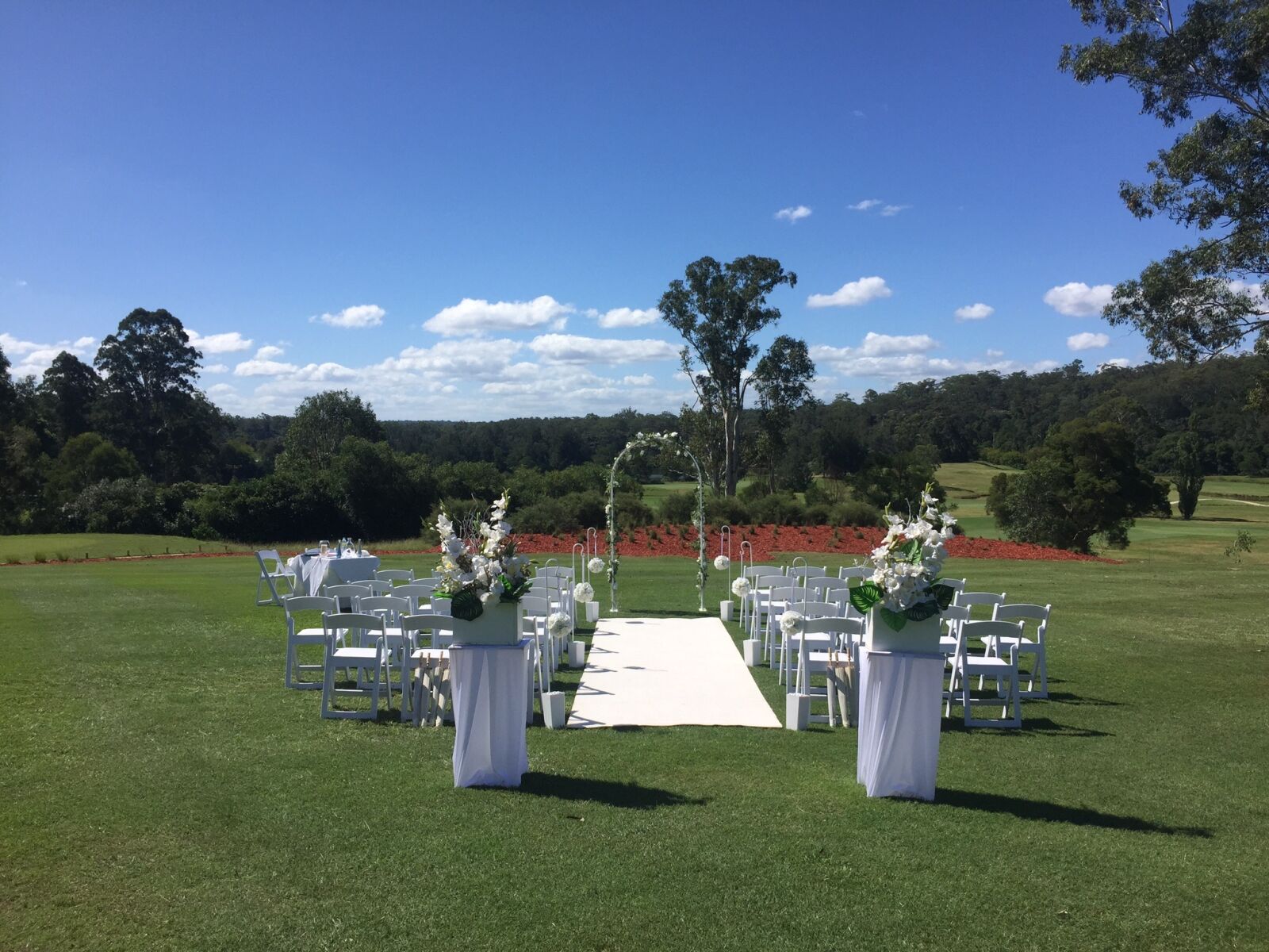 Apple iPhone 6 sample photo. Wedding, ceremony, golf resort photography
