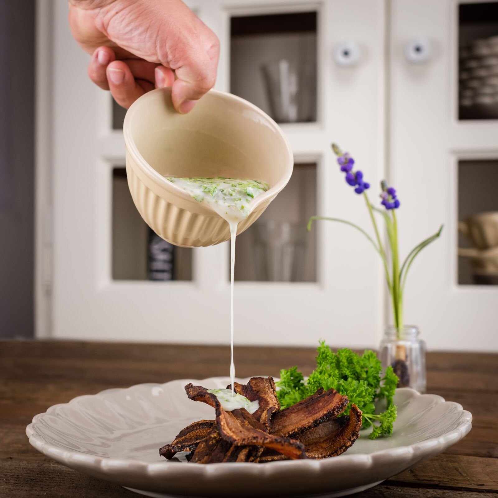 Nikon D810 sample photo. Food, sauce, pork photography