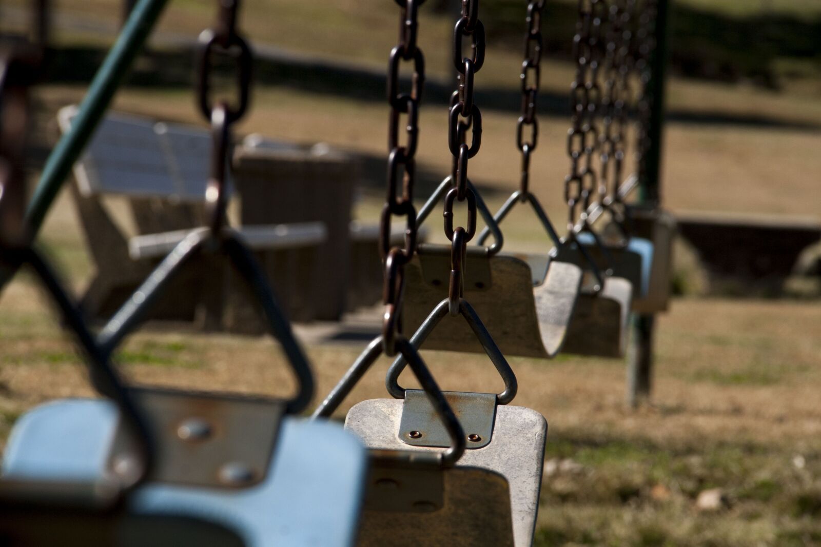 Canon EOS 30D sample photo. Swings, park, autumn photography
