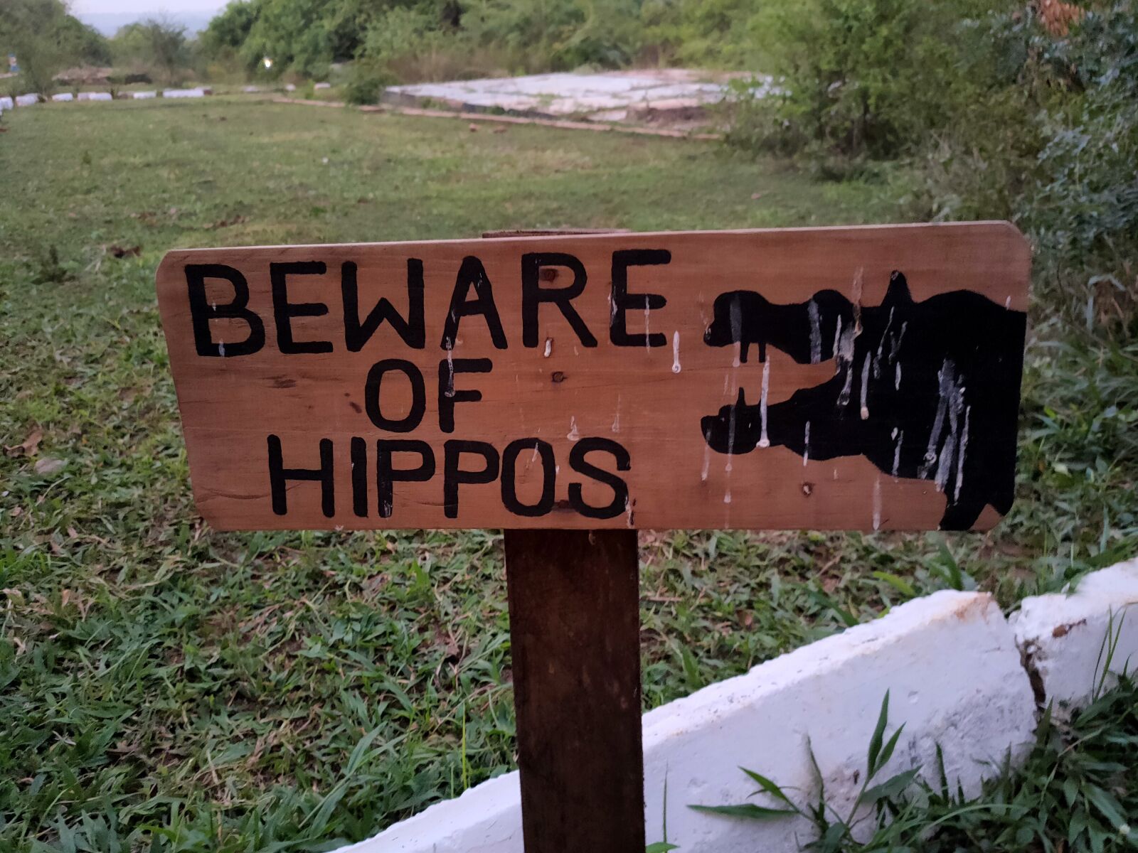 OPPO RENO2 sample photo. Sign, hippo, africa photography