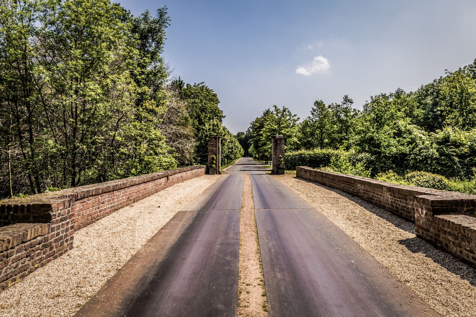 Canon EF 24-70mm F4L IS USM sample photo. Road, castle, landscape photography