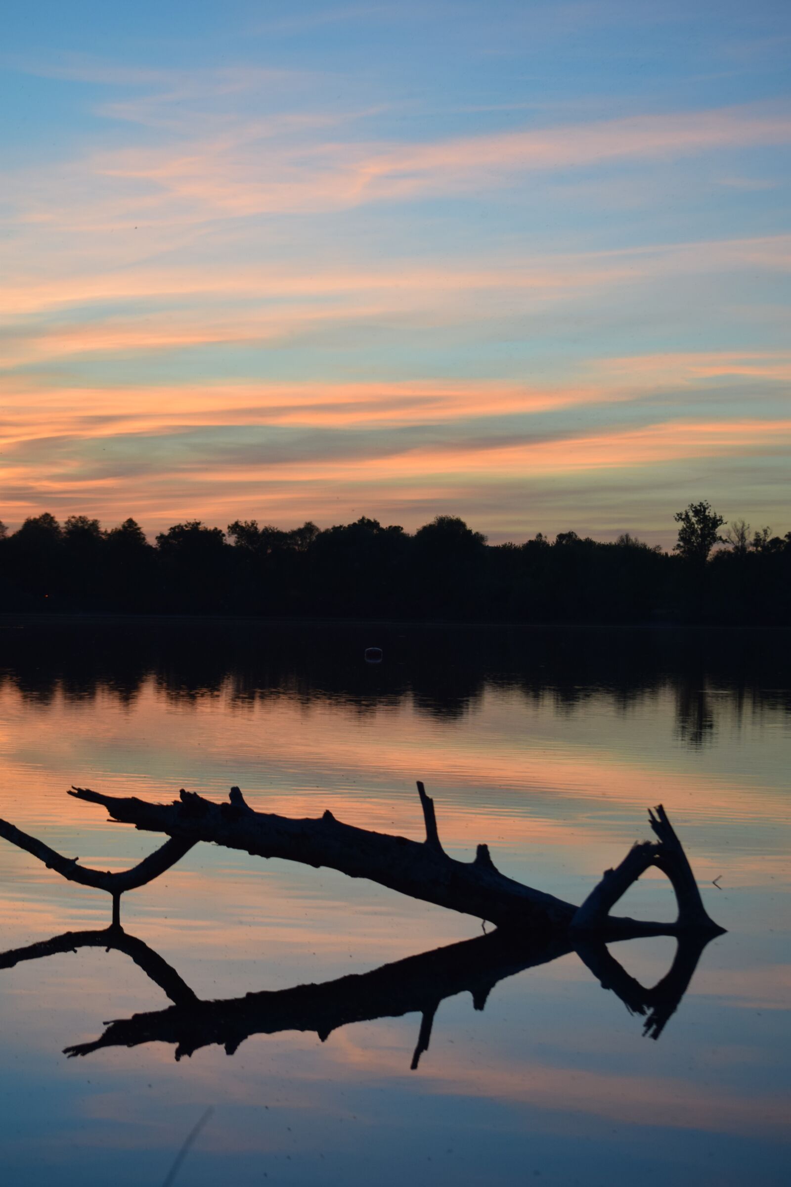 Nikon D3300 sample photo. Sunset, lake, mirroring photography