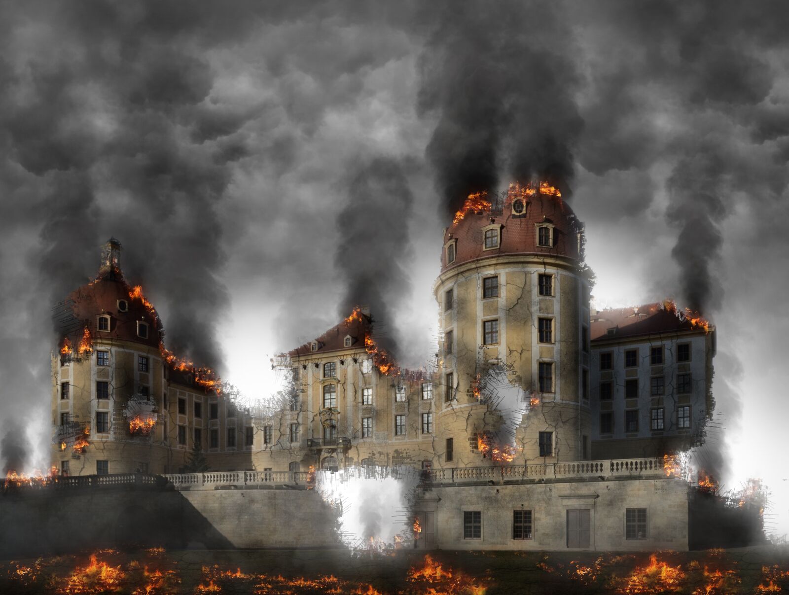 Nikon D5100 sample photo. Destruction, apocalypse, war photography