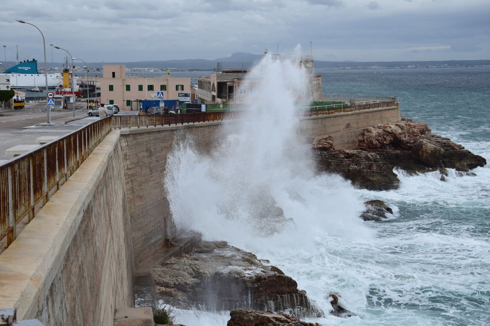 Nikon D5300 sample photo. Quay wall, surf, by photography