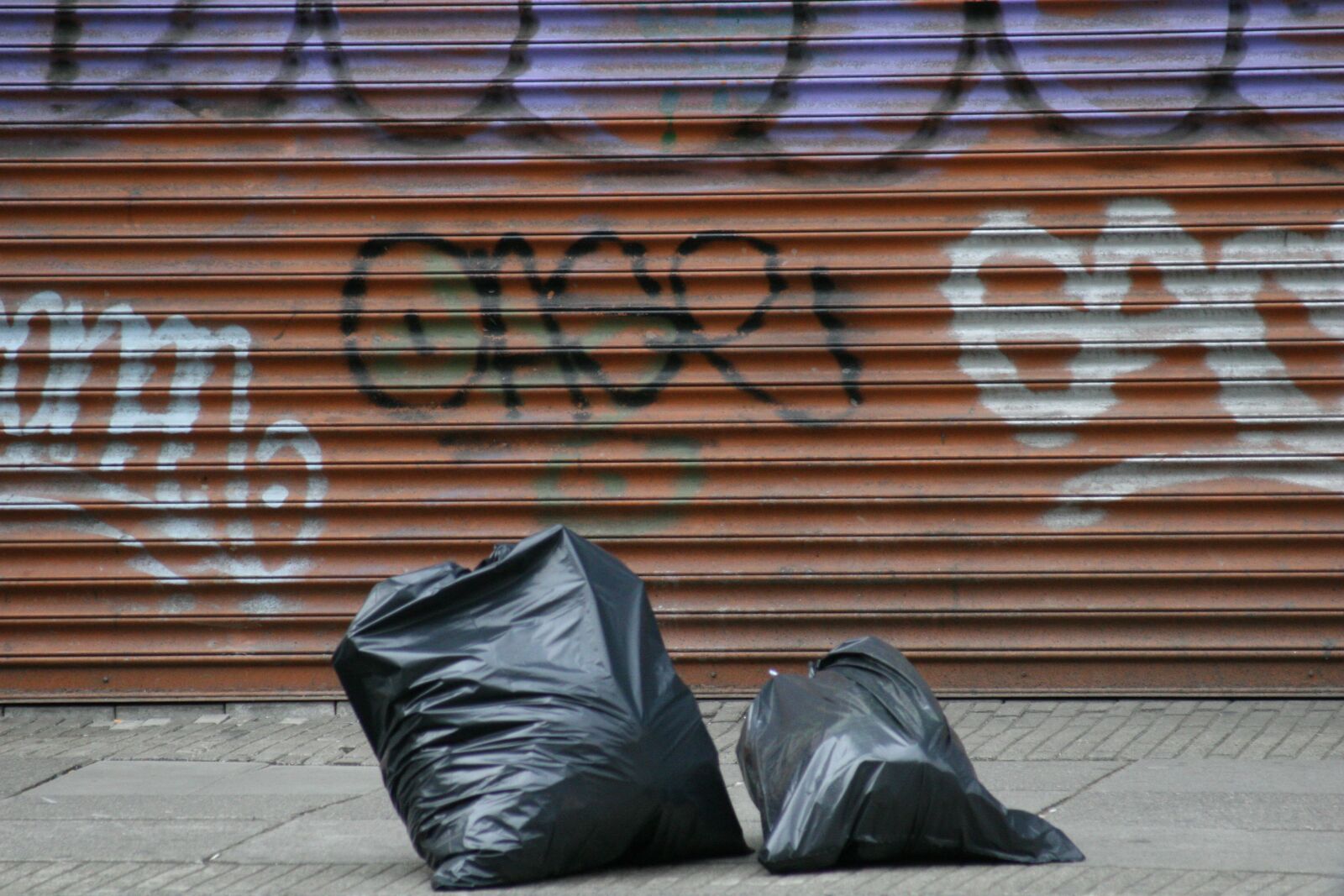 Canon EOS 30D sample photo. Garbage, lower, graffiti photography