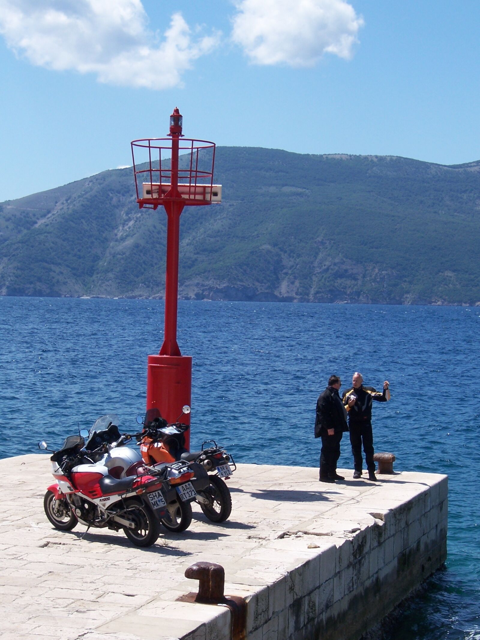 Kodak Z730 ZOOM DIGITAL CAMERA sample photo. Motorcycle tours, croatia, island photography