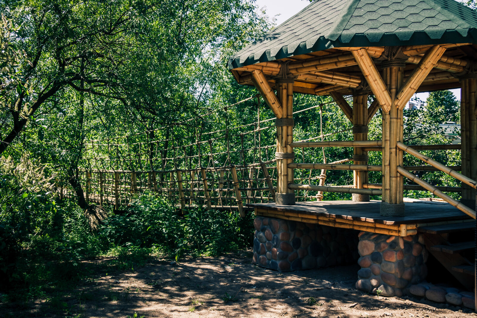 Canon EF-S 17-85mm F4-5.6 IS USM sample photo. Bridge, suspension, bridge photography