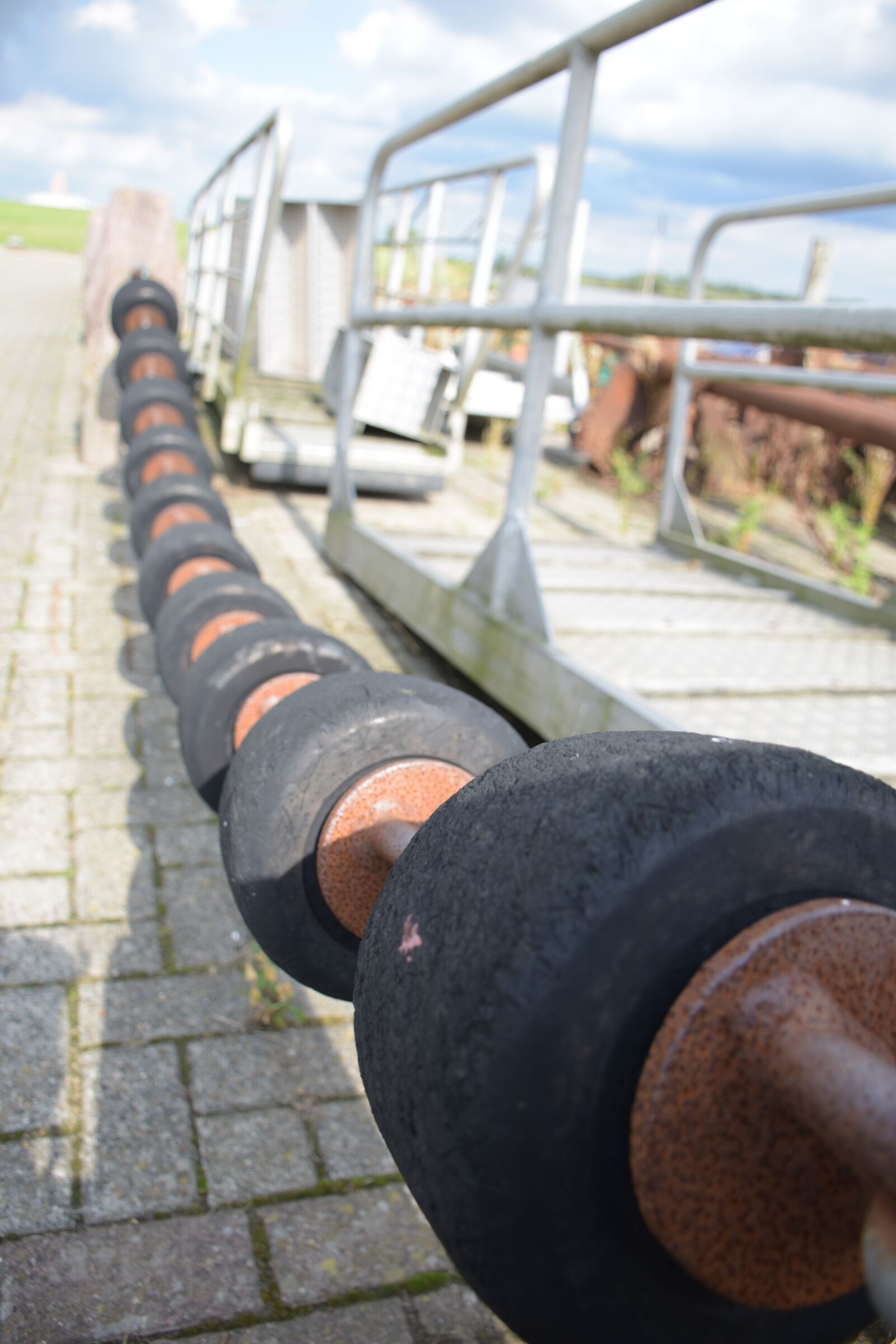 Nikon D5600 sample photo. Port, chain, rust photography