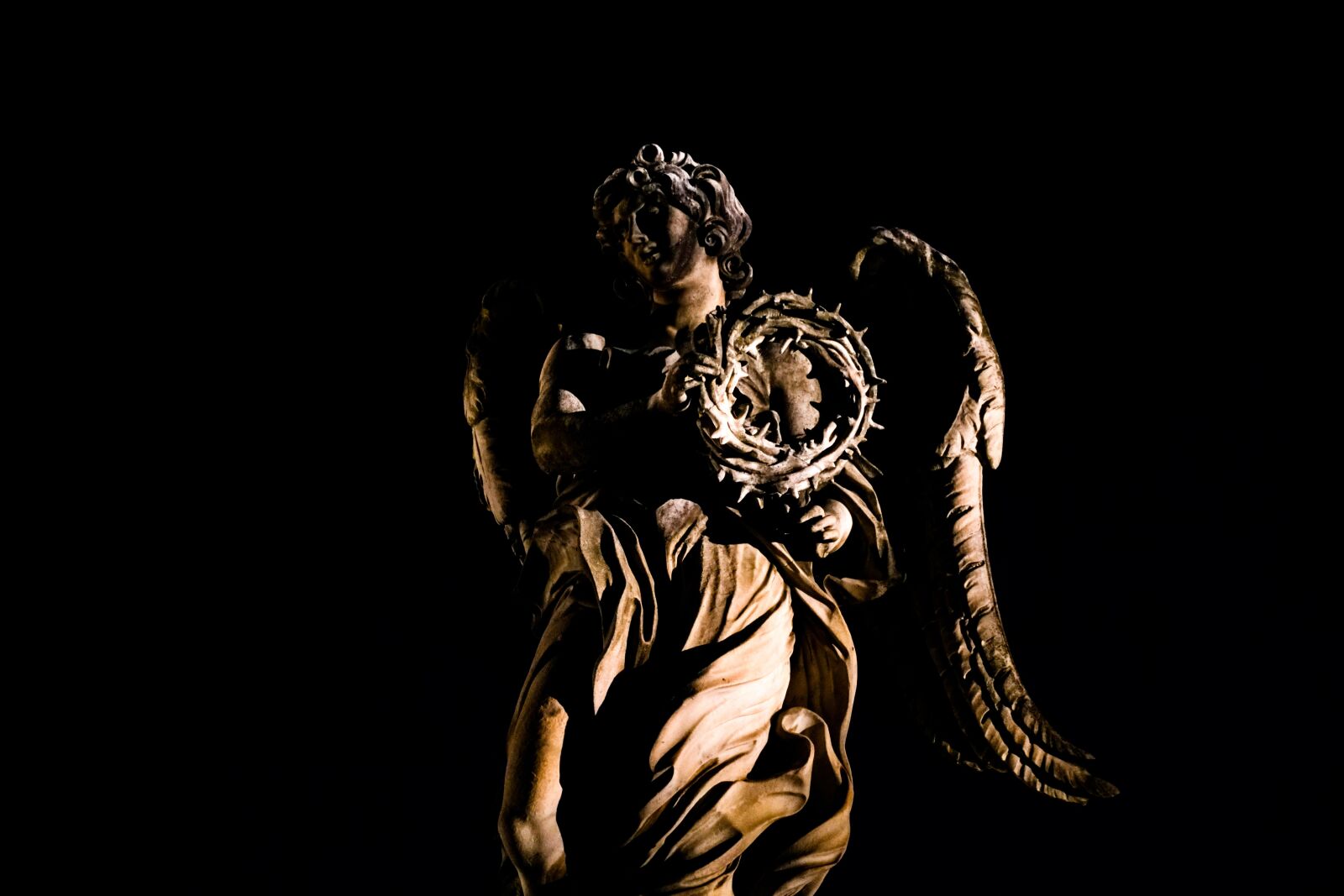 Sony a6300 sample photo. Angel, monument, rome photography