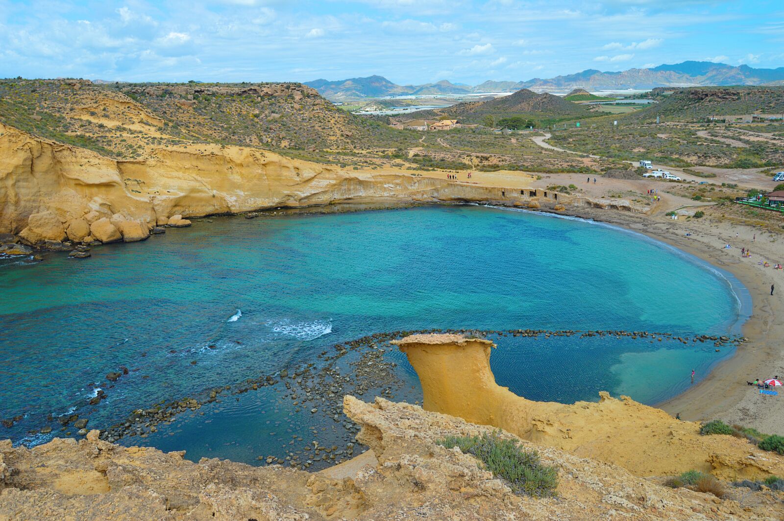 Nikon D3200 sample photo. Cala, view from above photography