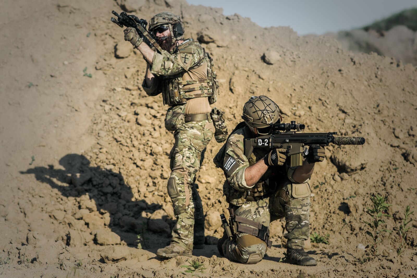 Nikon D600 sample photo. War, desert, guns photography