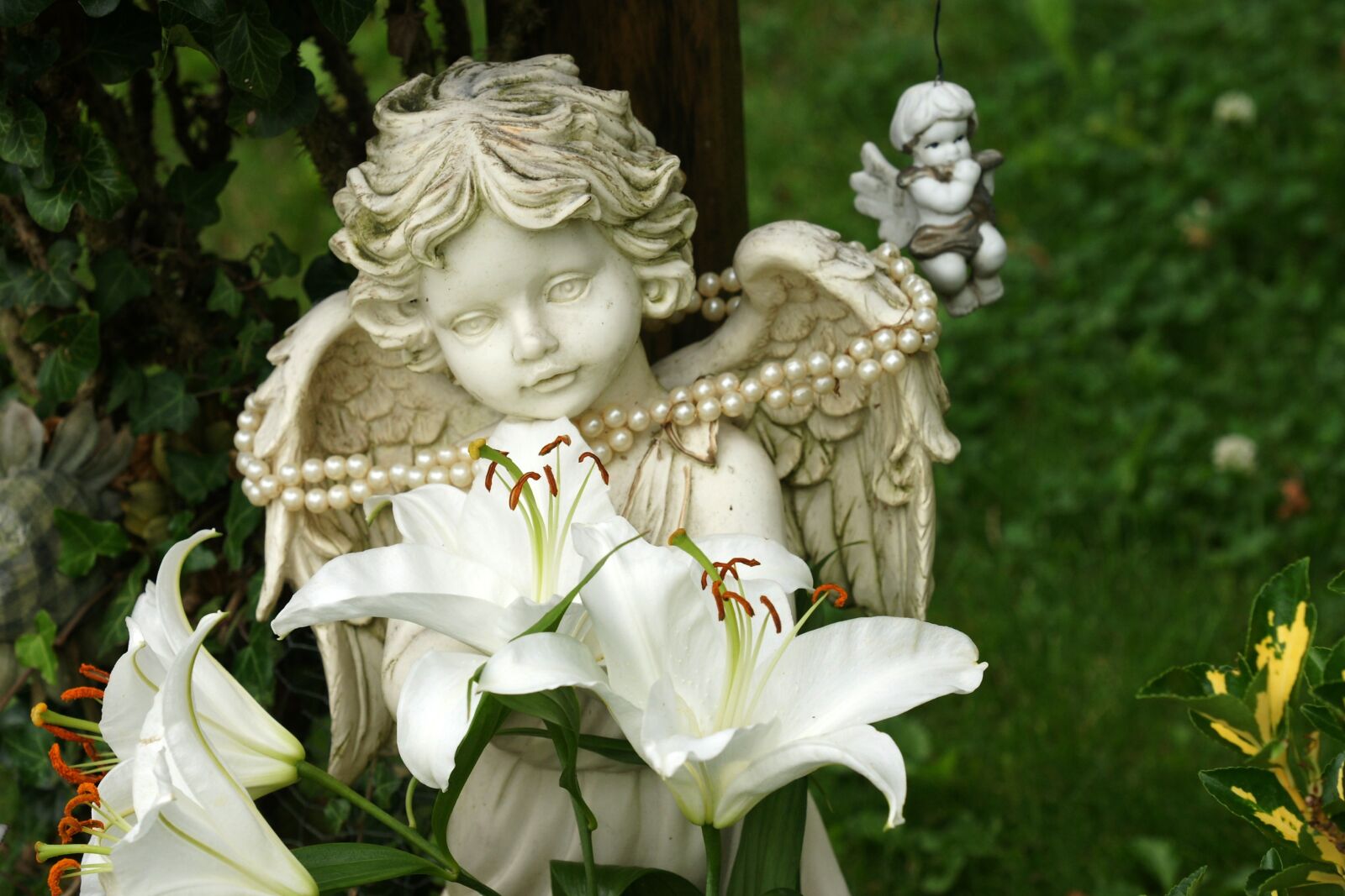 Sony Alpha DSLR-A700 sample photo. Angel, figure, sculpture photography