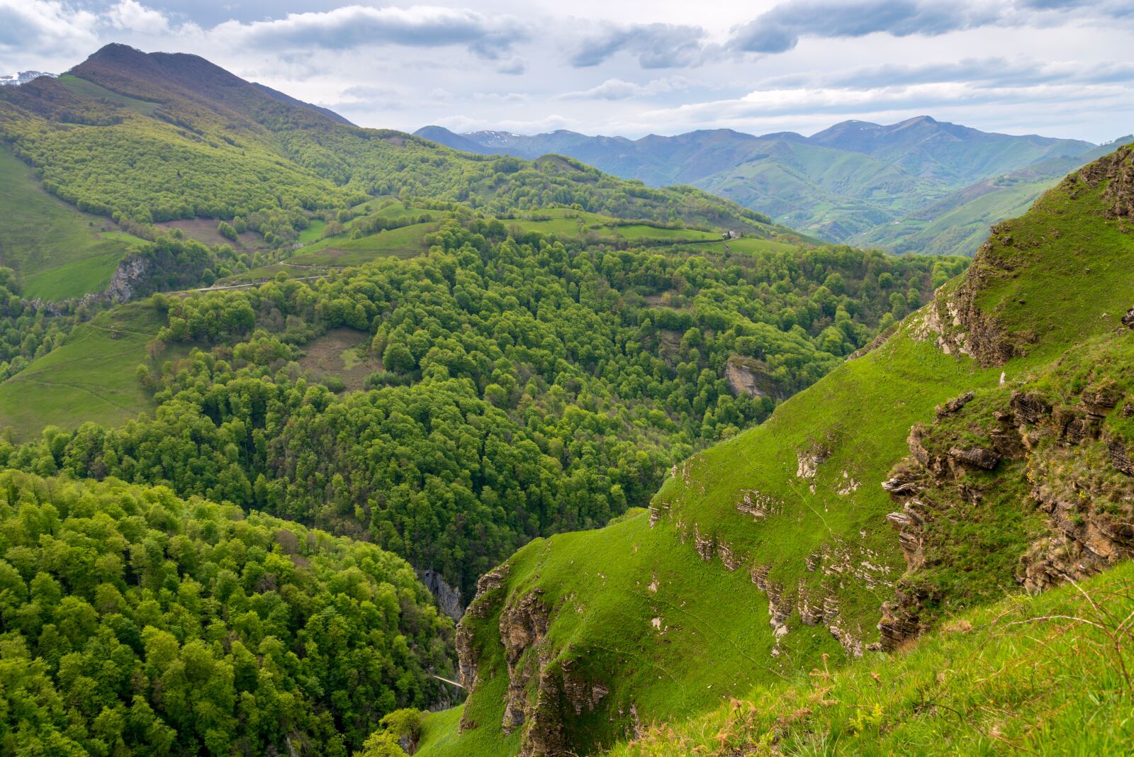 Nikon D610 sample photo. Mountain, green, landscape photography