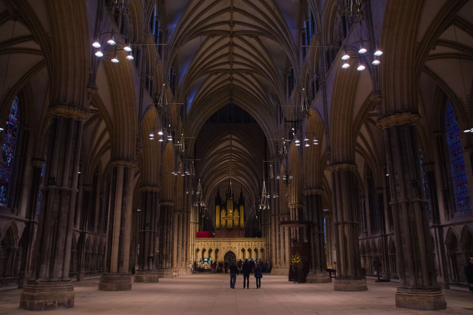 Pentax K-70 sample photo. Cathedral, lincoln, nave photography