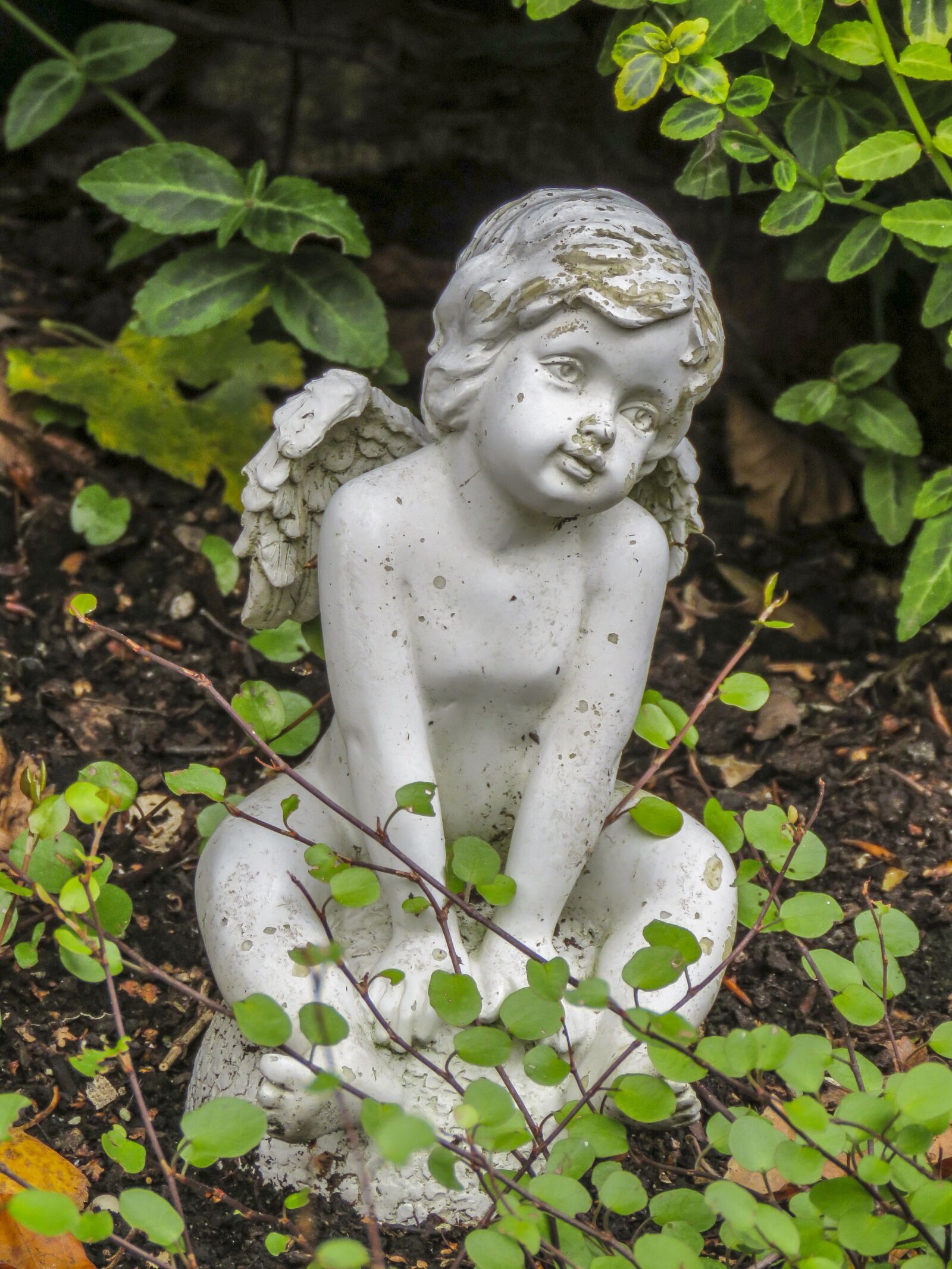 Canon PowerShot SX60 HS sample photo. Statue, angel, stone photography