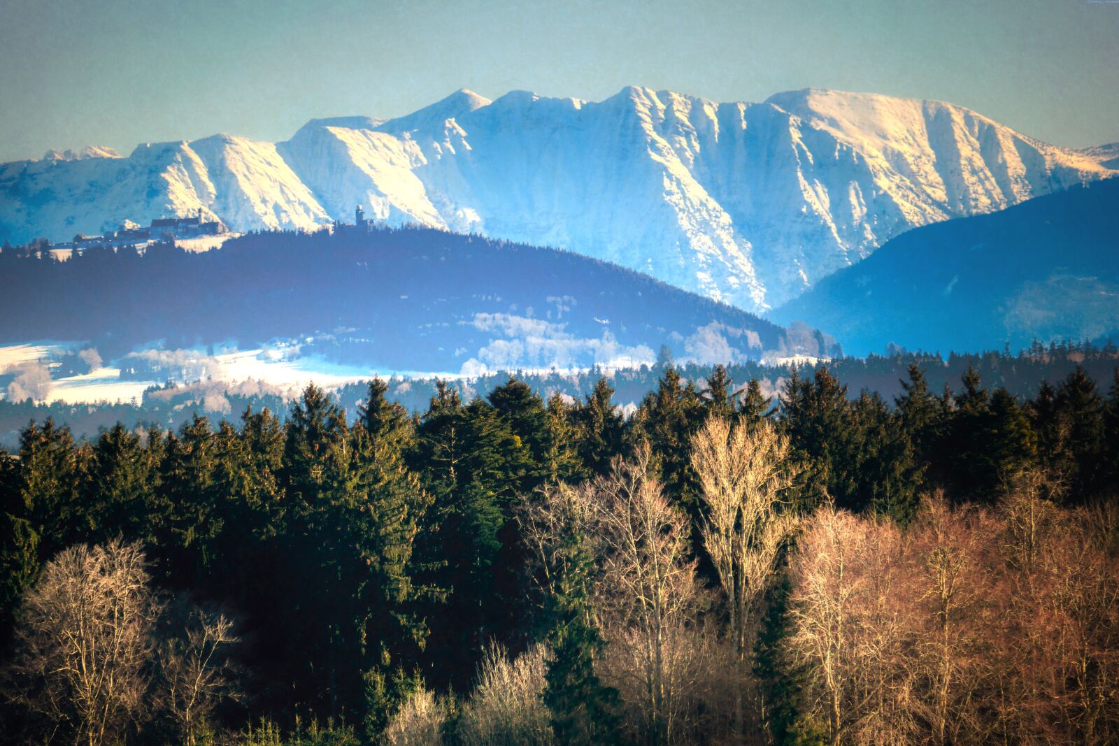 Panasonic Lumix DMC-GX8 sample photo. Mountains, snow, winter photography