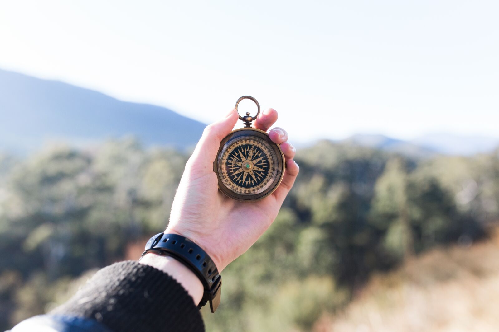 Canon EOS 6D sample photo. Adventure, compass, hand photography