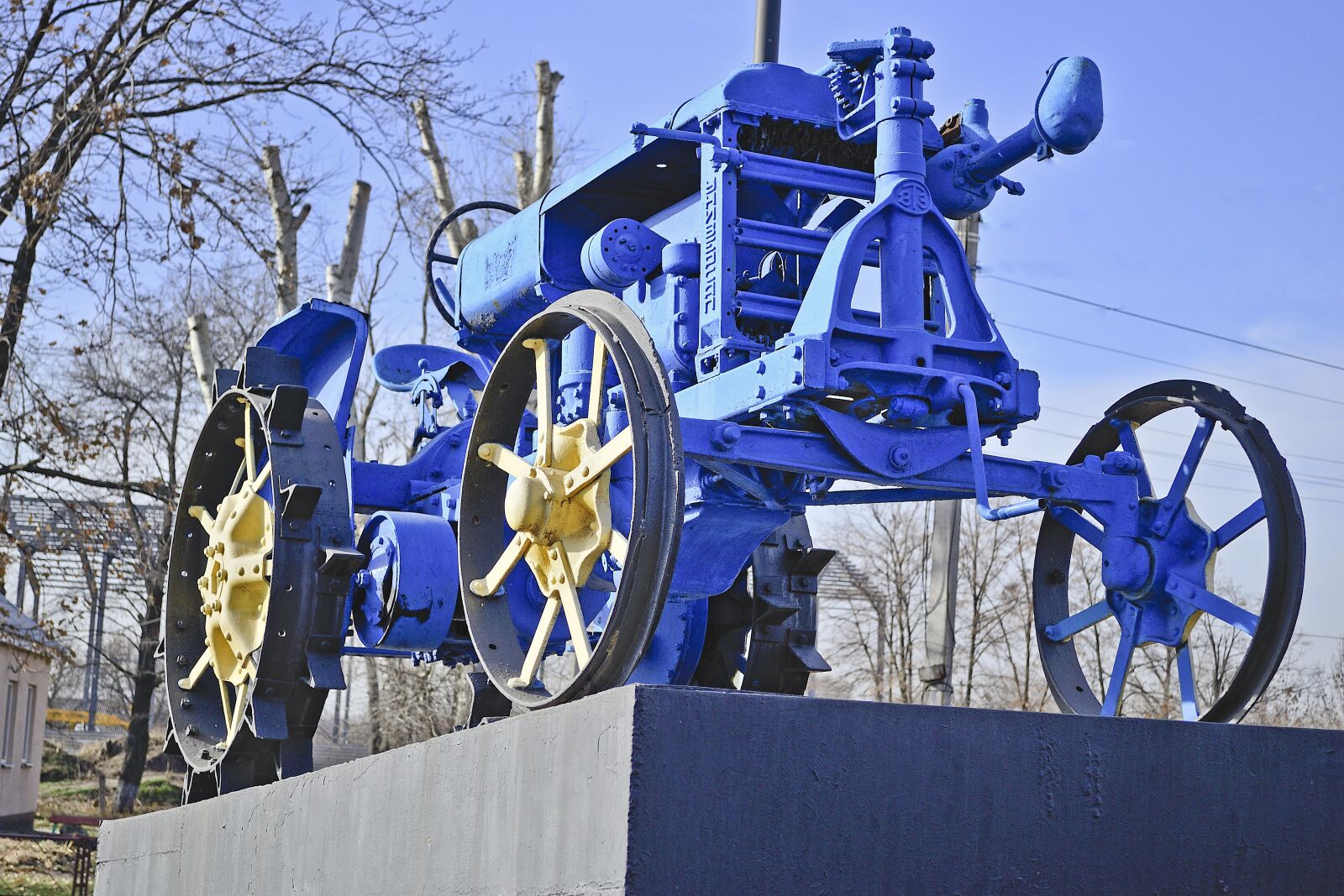 Nikon D3100 sample photo. Tractor, history, old photography