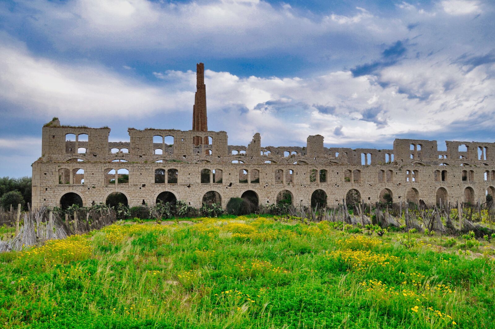 Nikon D5000 sample photo. Sicily, ruins, factory bricks photography