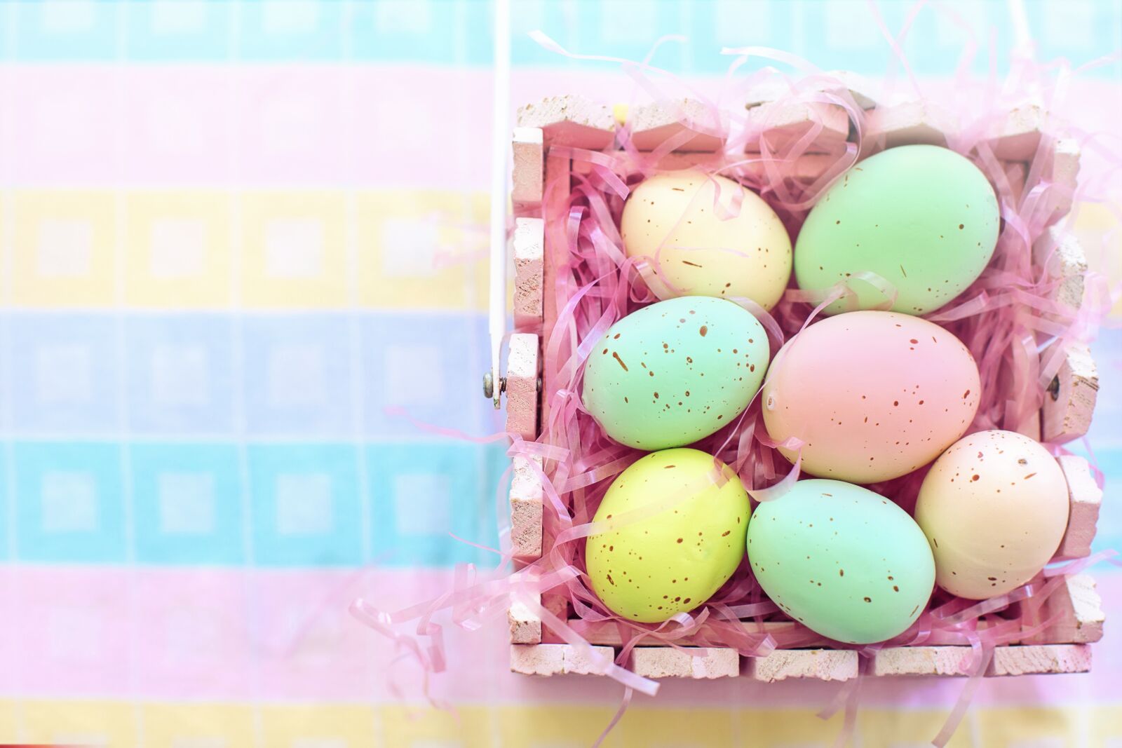 Canon EF 50mm F1.4 USM sample photo. Easter eggs, basket, pastels photography