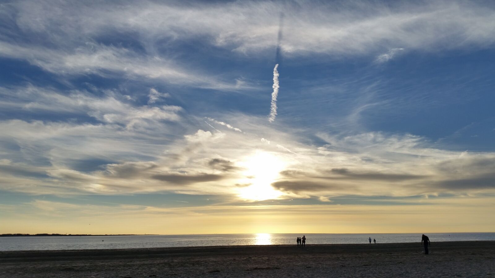 Samsung Galaxy S5 sample photo. Sunset, sea, beach photography